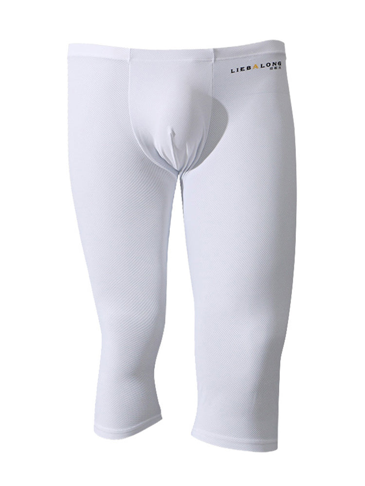 Men's Ice Silk Mesh Mid-Rise Quick-Dry for Sports & Casual Activewear Tights | dmunderwear detail image 10