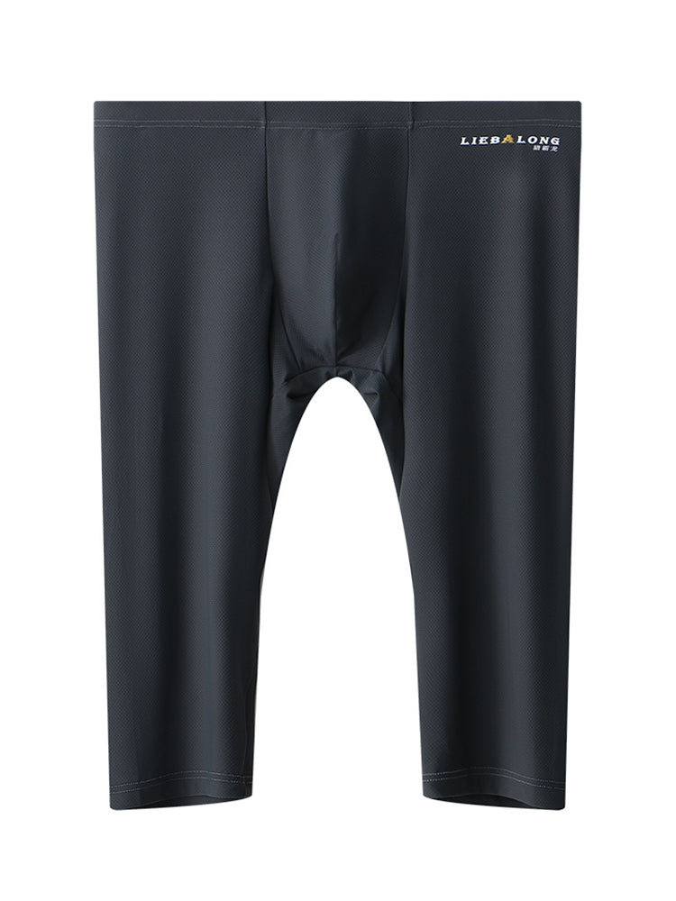 Men's Ice Silk Mesh Mid-Rise Quick-Dry for Sports & Casual Activewear Tights | dmunderwear detail image 14