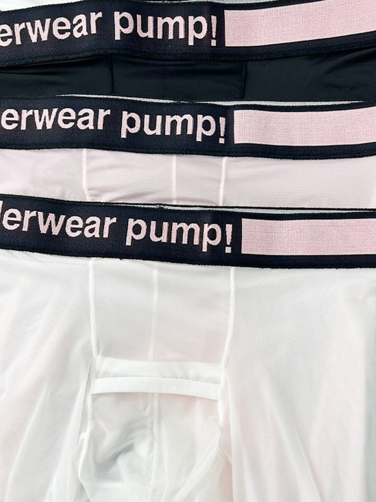 Men's Ice Silk Semi-Transparent Sexy Fitness Pants | dmunderwear detail image 11