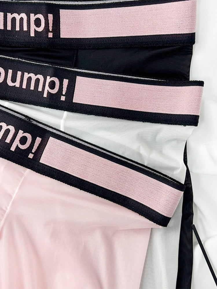 Men's Ice Silk Semi-Transparent Sexy Fitness Pants | dmunderwear detail image 12