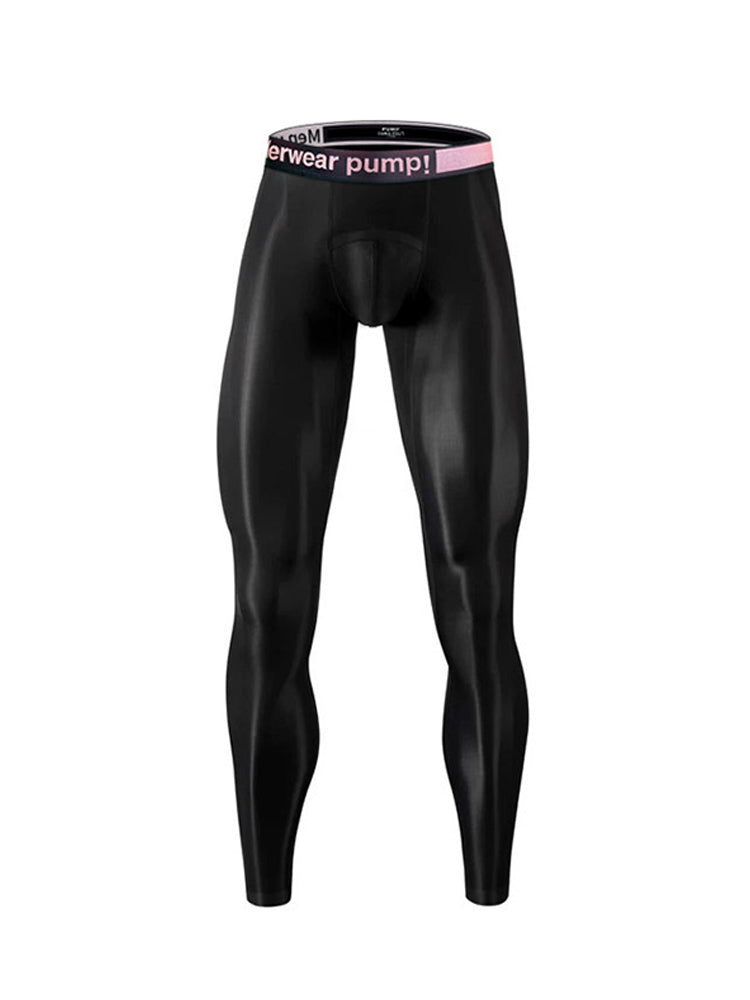 Men's Ice Silk Semi-Transparent Sexy Fitness Pants | dmunderwear detail image 2