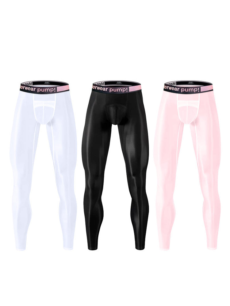 Men's Ice Silk Semi-Transparent Sexy Fitness Pants | dmunderwear detail image 20