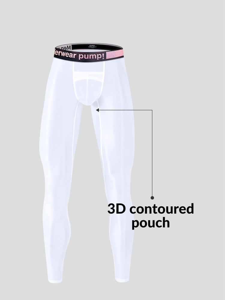 Men's Ice Silk Semi-Transparent Sexy Fitness Pants | dmunderwear detail image 6