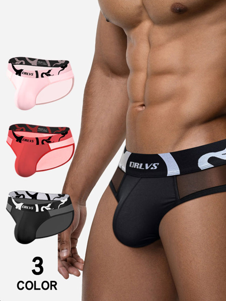 Men's Mesh Sport Briefs with Contoured Pouch & Ventilation | dmunderwear detail image 3