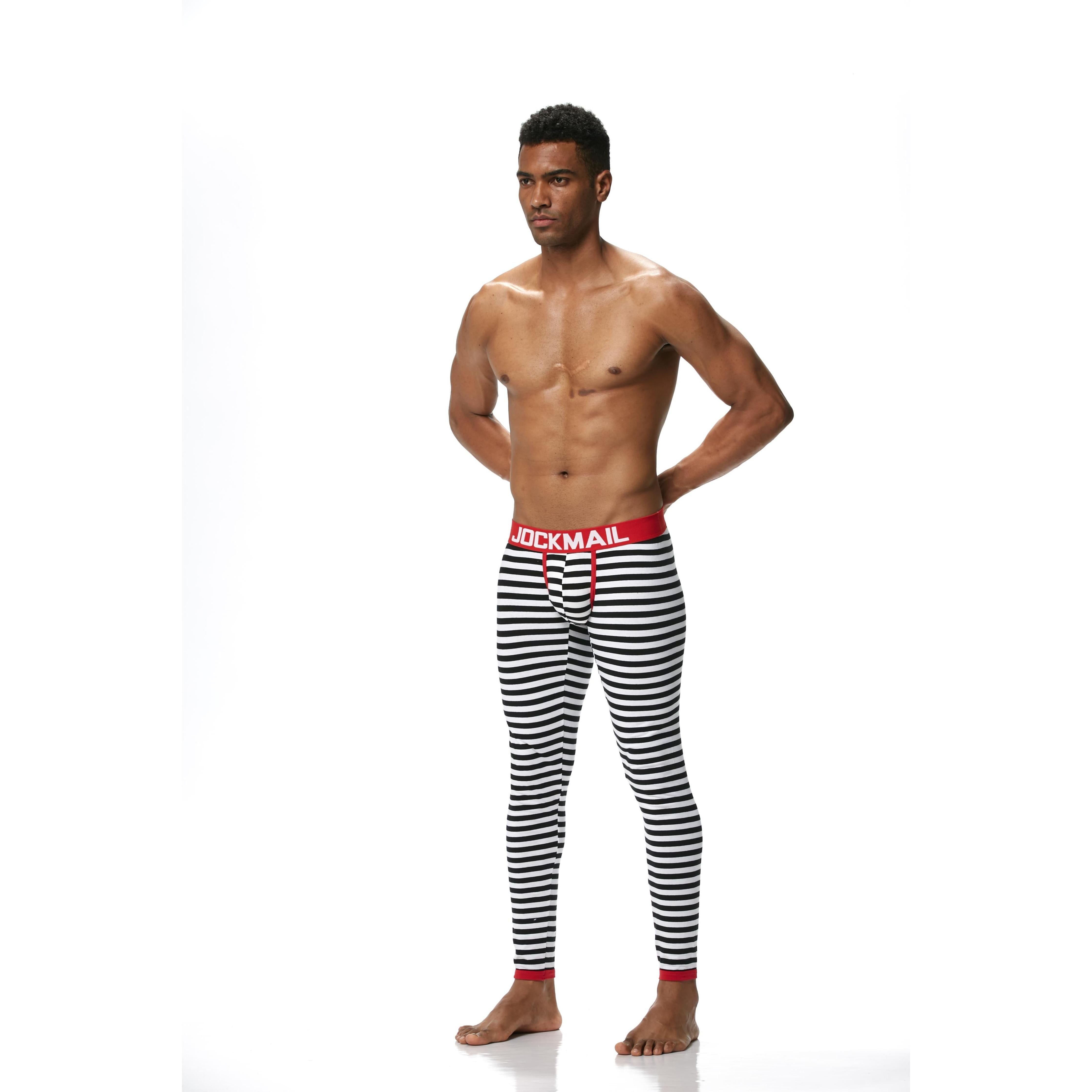 JOCKMAIL JM1107 - Striped Longjohn | dmunderwear detail image 14