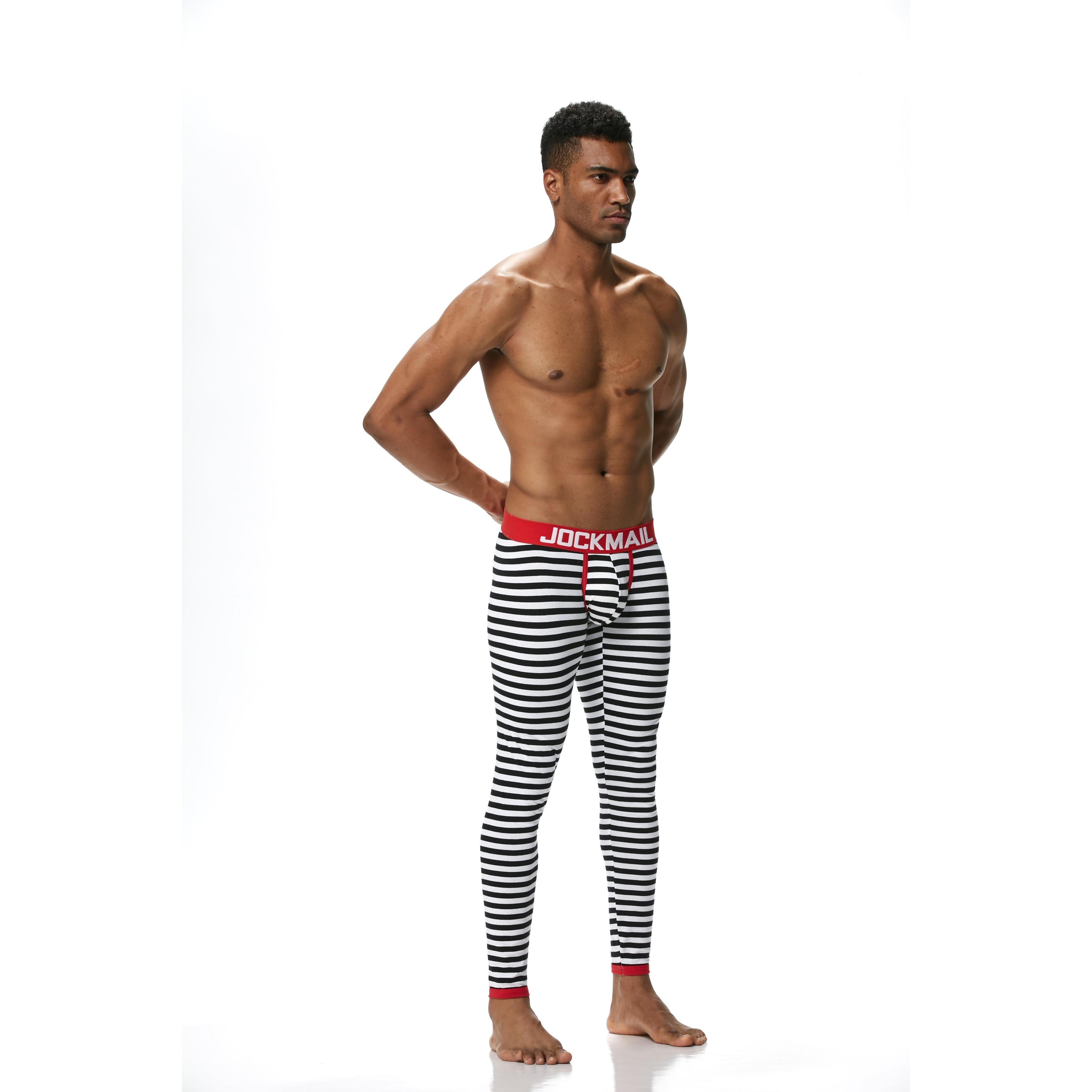 JOCKMAIL JM1107 - Striped Longjohn | dmunderwear detail image 15