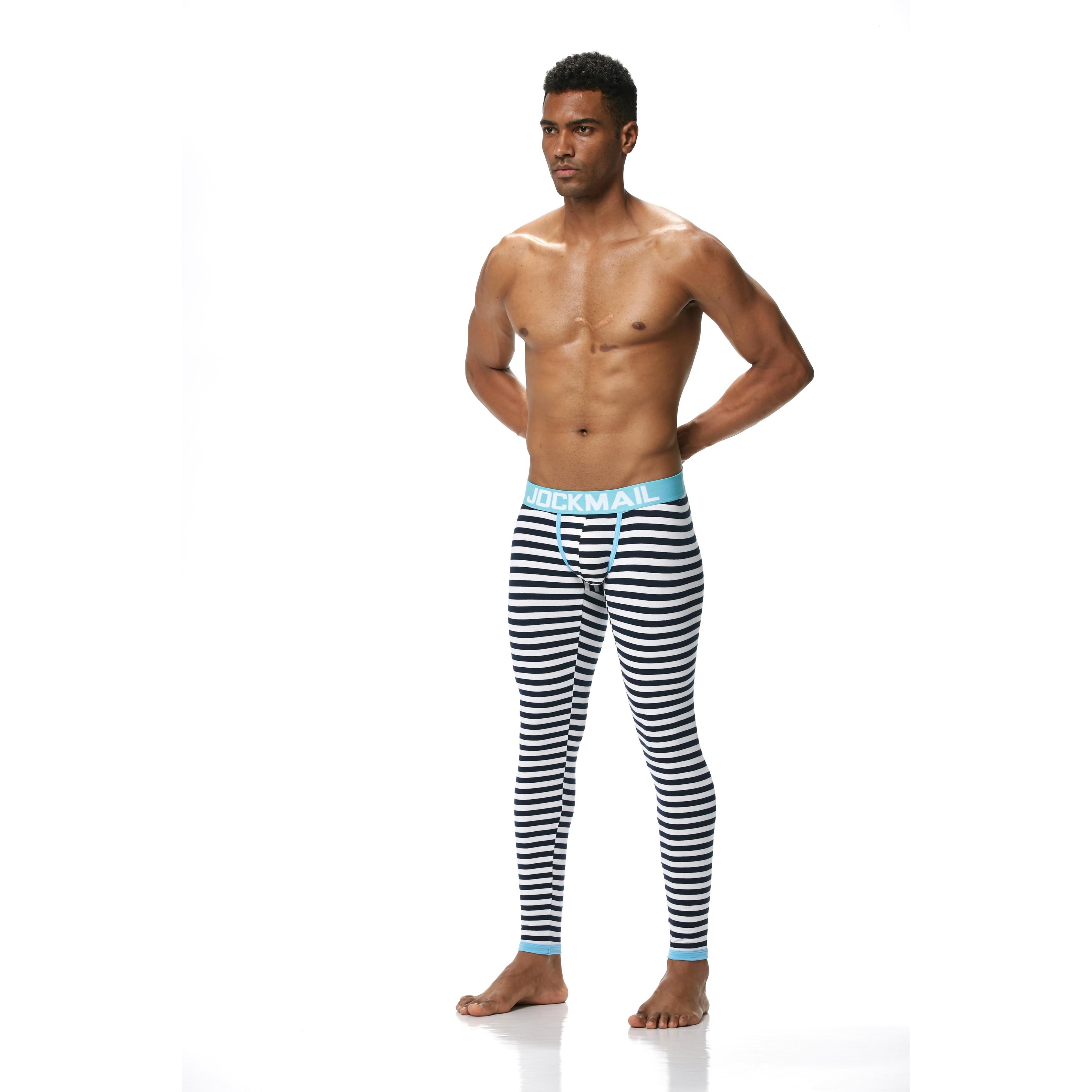 JOCKMAIL JM1107 - Striped Longjohn | dmunderwear detail image 3