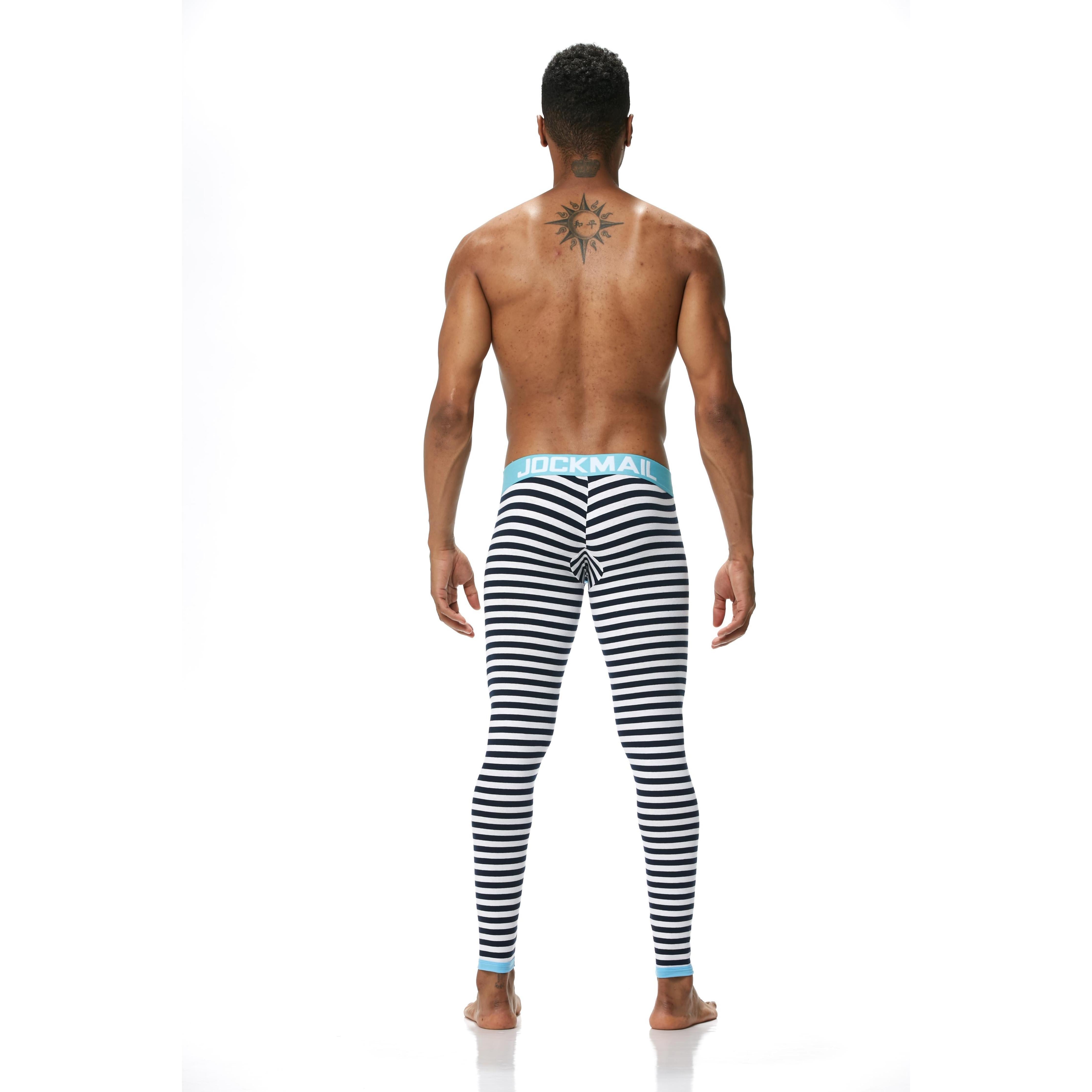 JOCKMAIL JM1107 - Striped Longjohn | dmunderwear detail image 5
