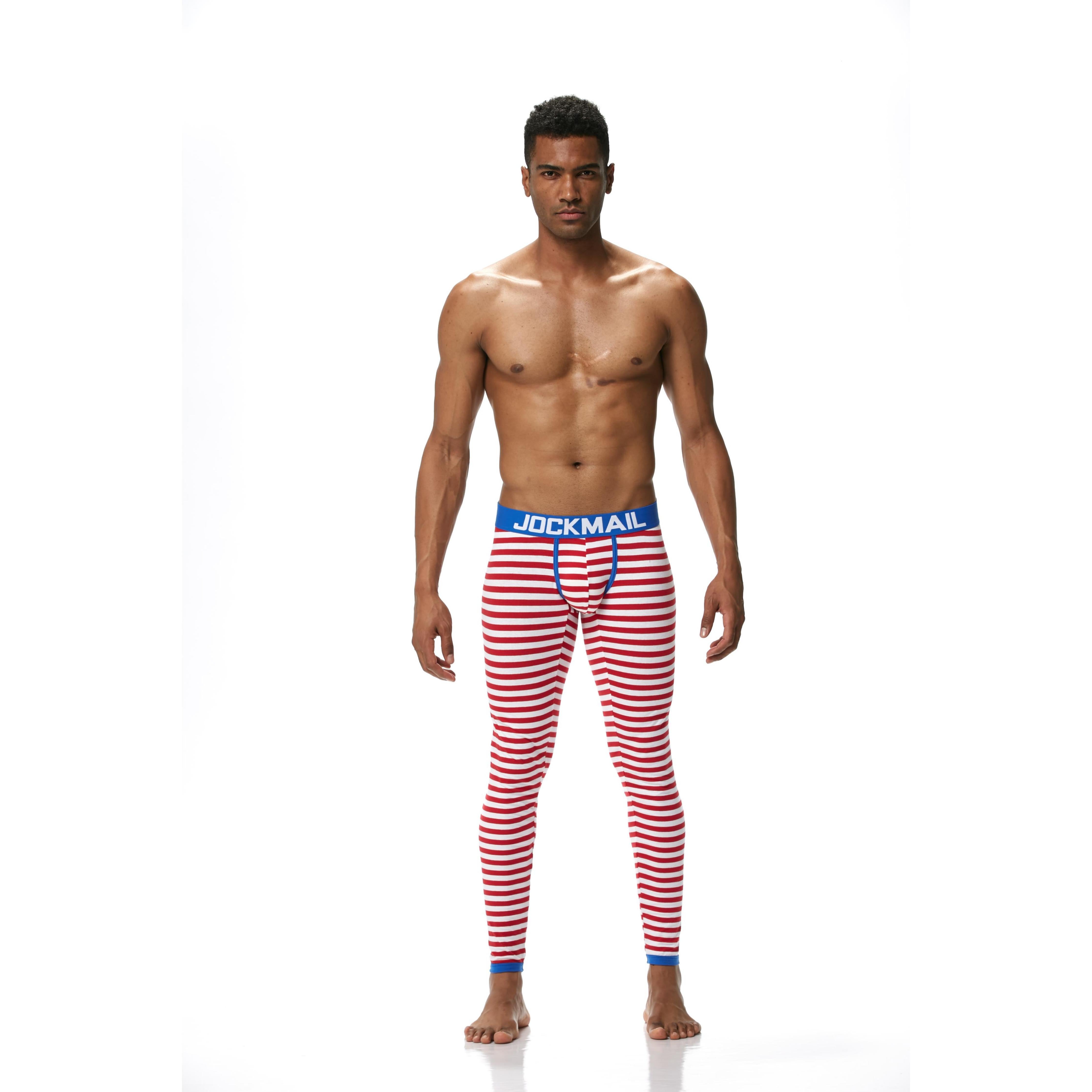 JOCKMAIL JM1107 - Striped Longjohn | dmunderwear detail image 6