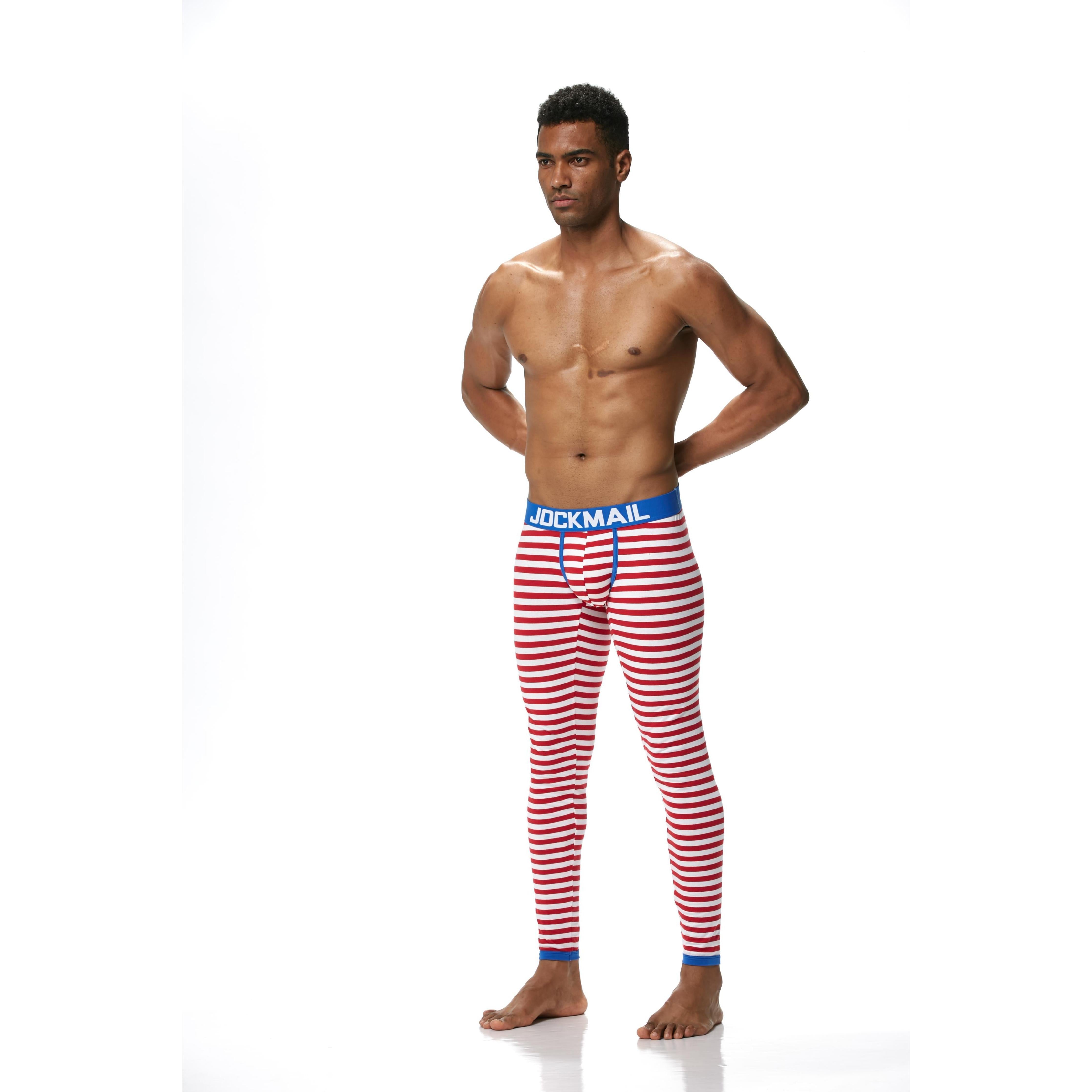 JOCKMAIL JM1107 - Striped Longjohn | dmunderwear detail image 7