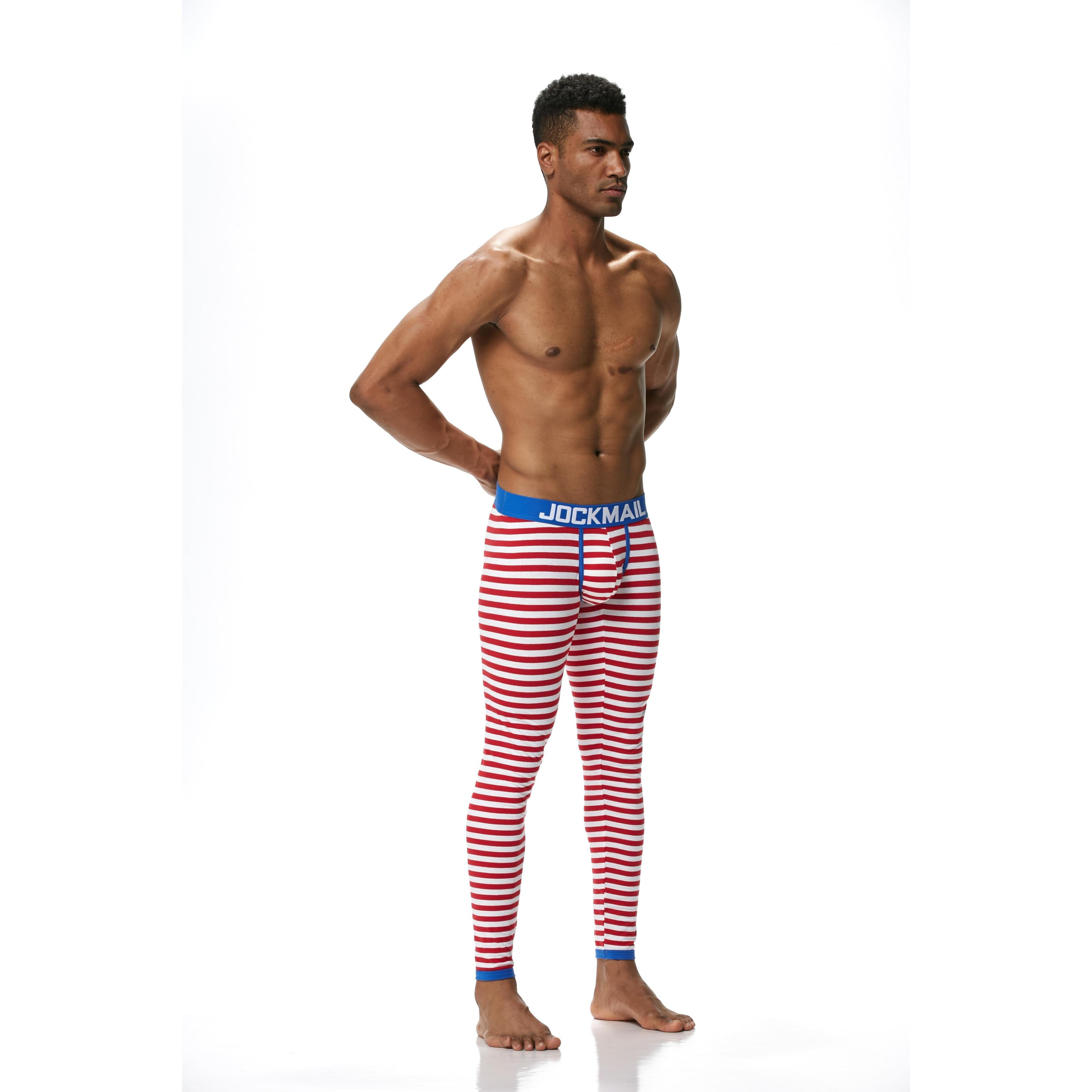 JOCKMAIL JM1107 - Striped Longjohn | dmunderwear detail image 8