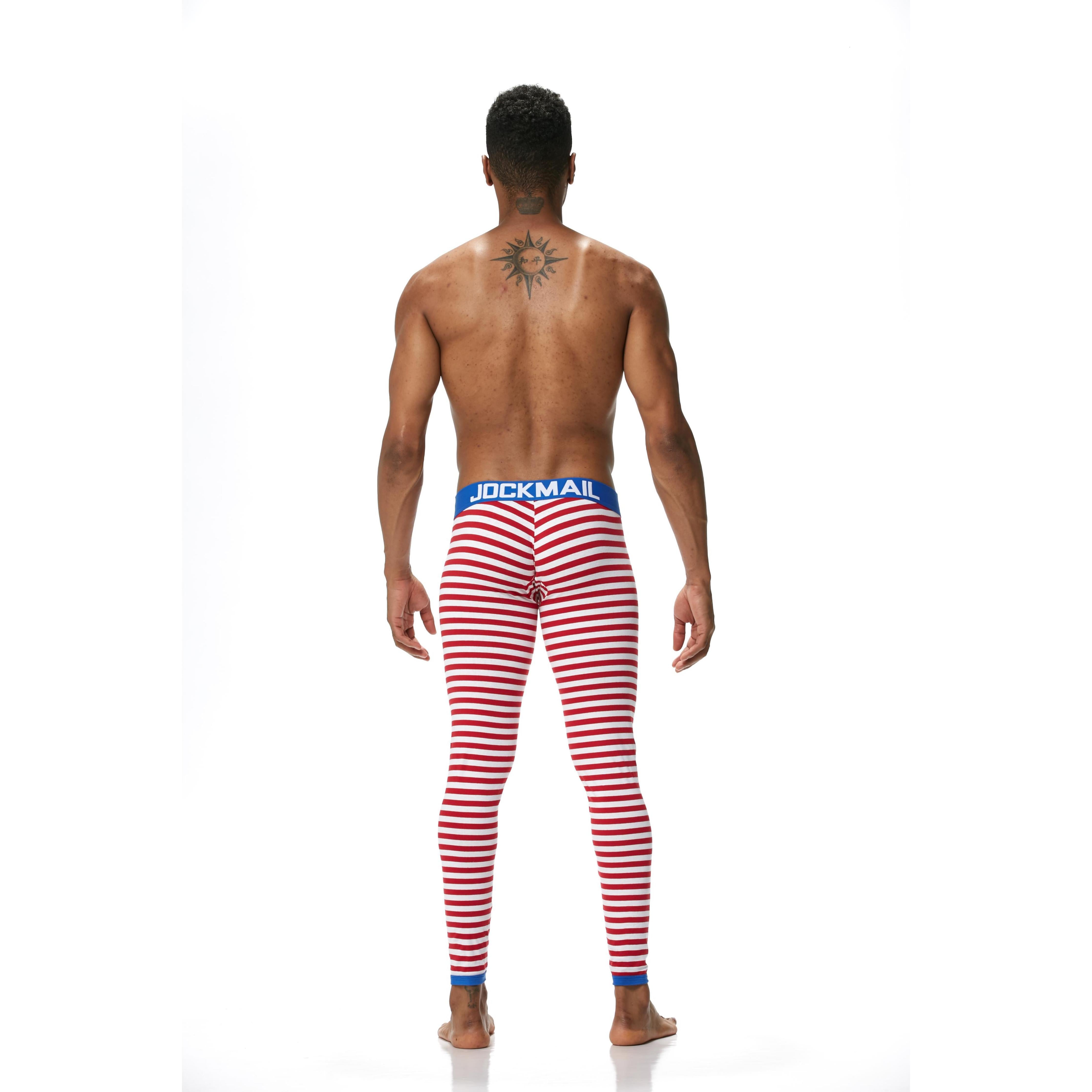 JOCKMAIL JM1107 - Striped Longjohn | dmunderwear detail image 9