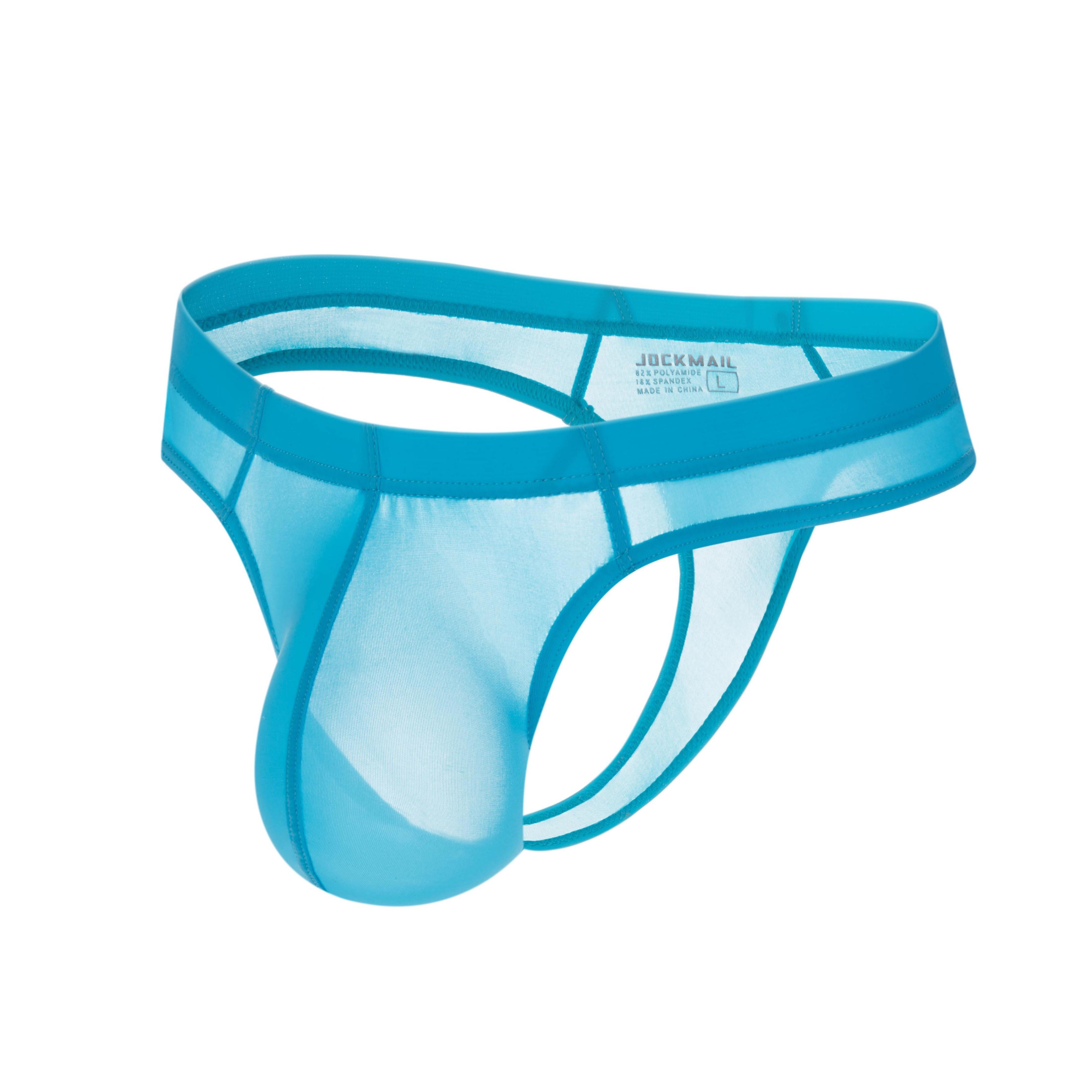 JOCKMAIL JM290 - Ice Silk Thong | dmunderwear detail image 3