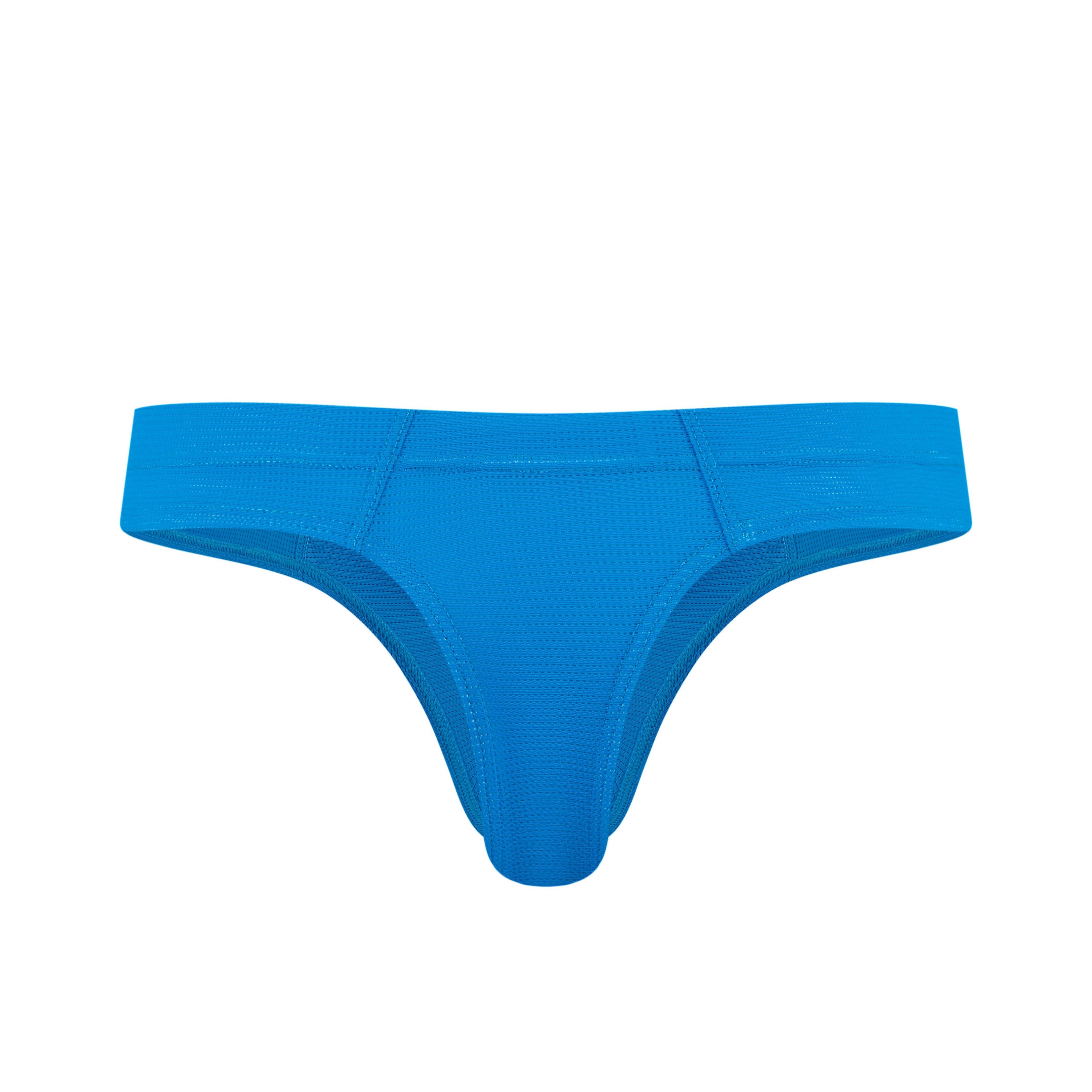 Men's Jockmail JM296 - Monochromatic Mesh Thong | dmunderwear detail image 15