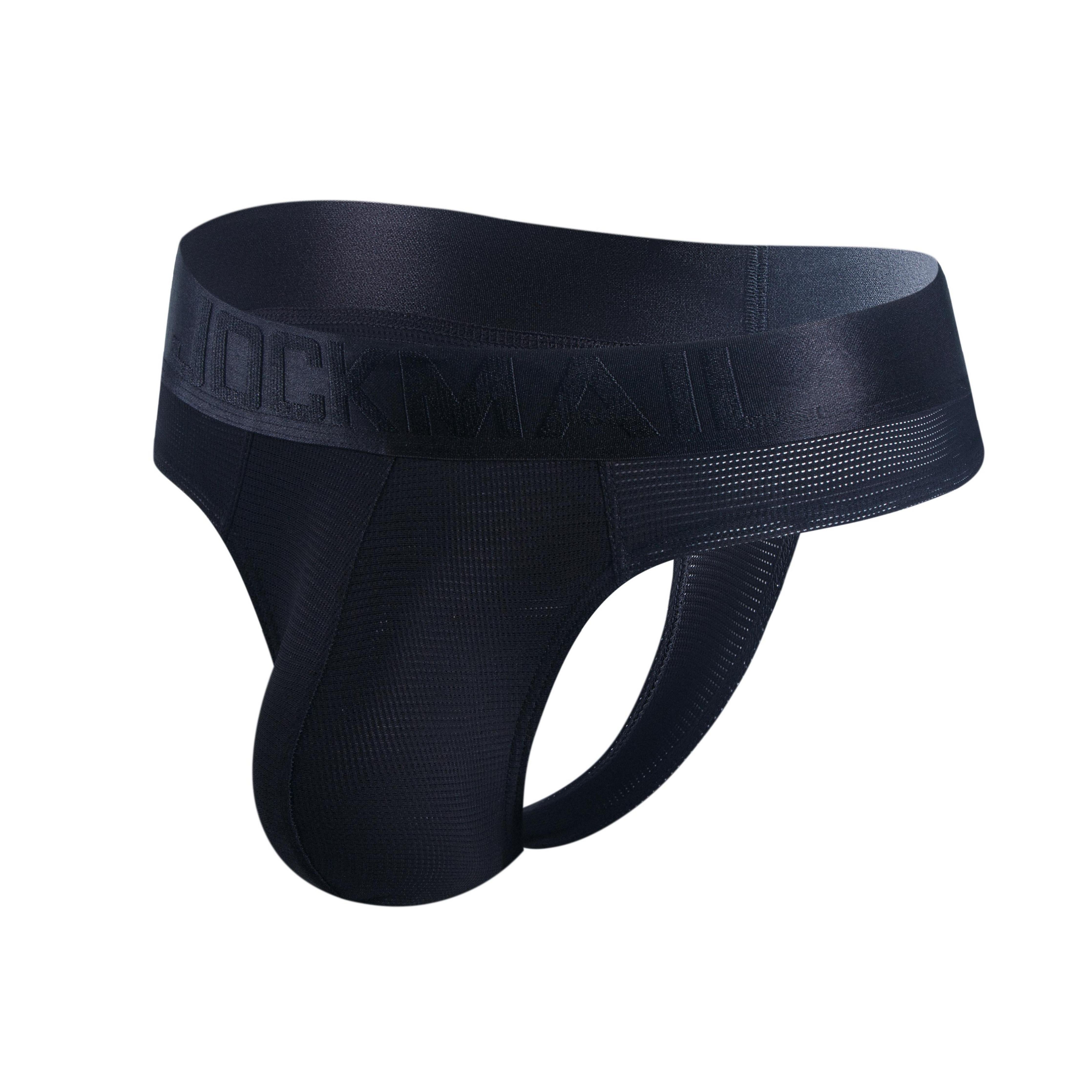 Men's Jockmail JM297 - Monochromatic Mesh Thong | dmunderwear