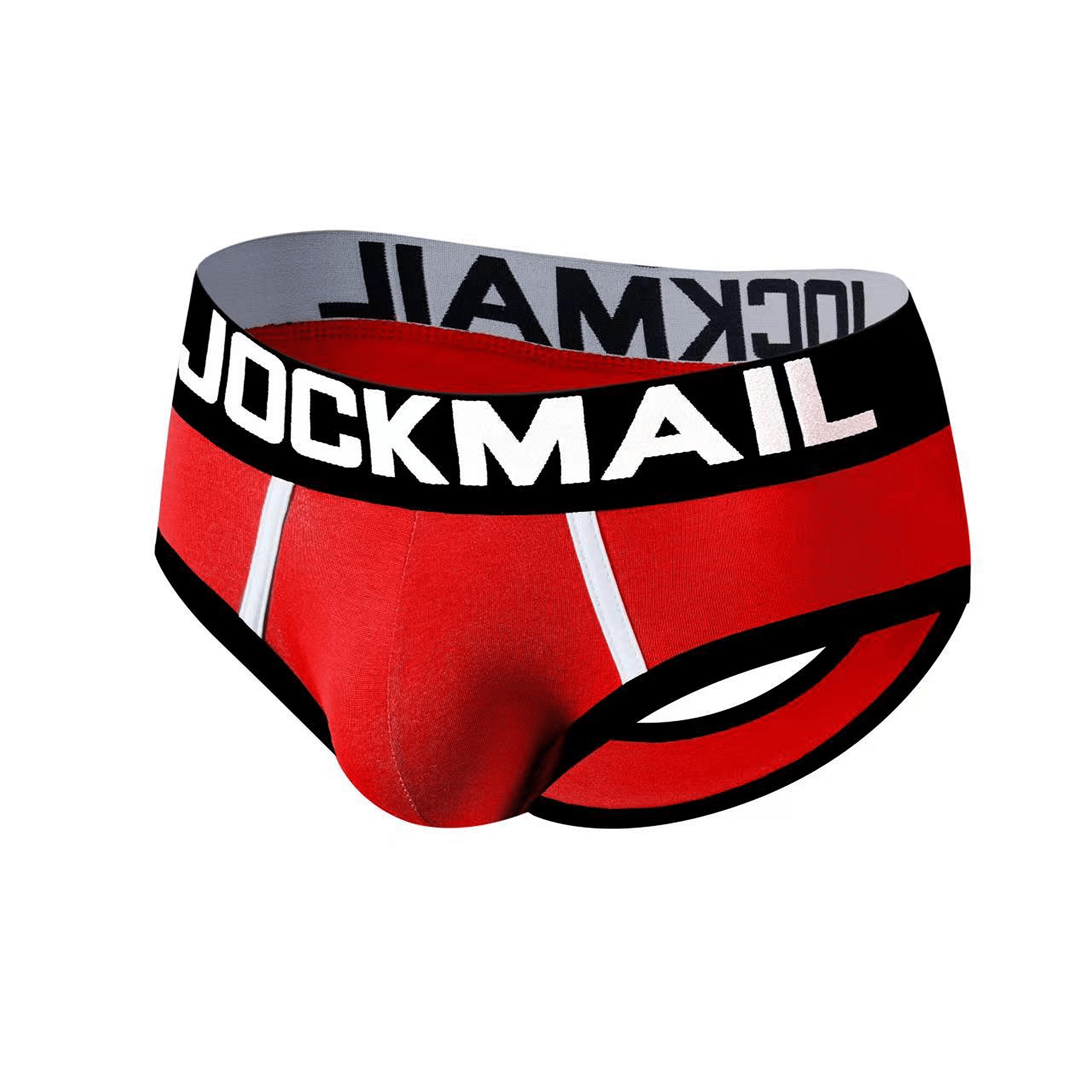 JOCKMAIL JM312 - Backless Two-Tone Brief | dmunderwear
