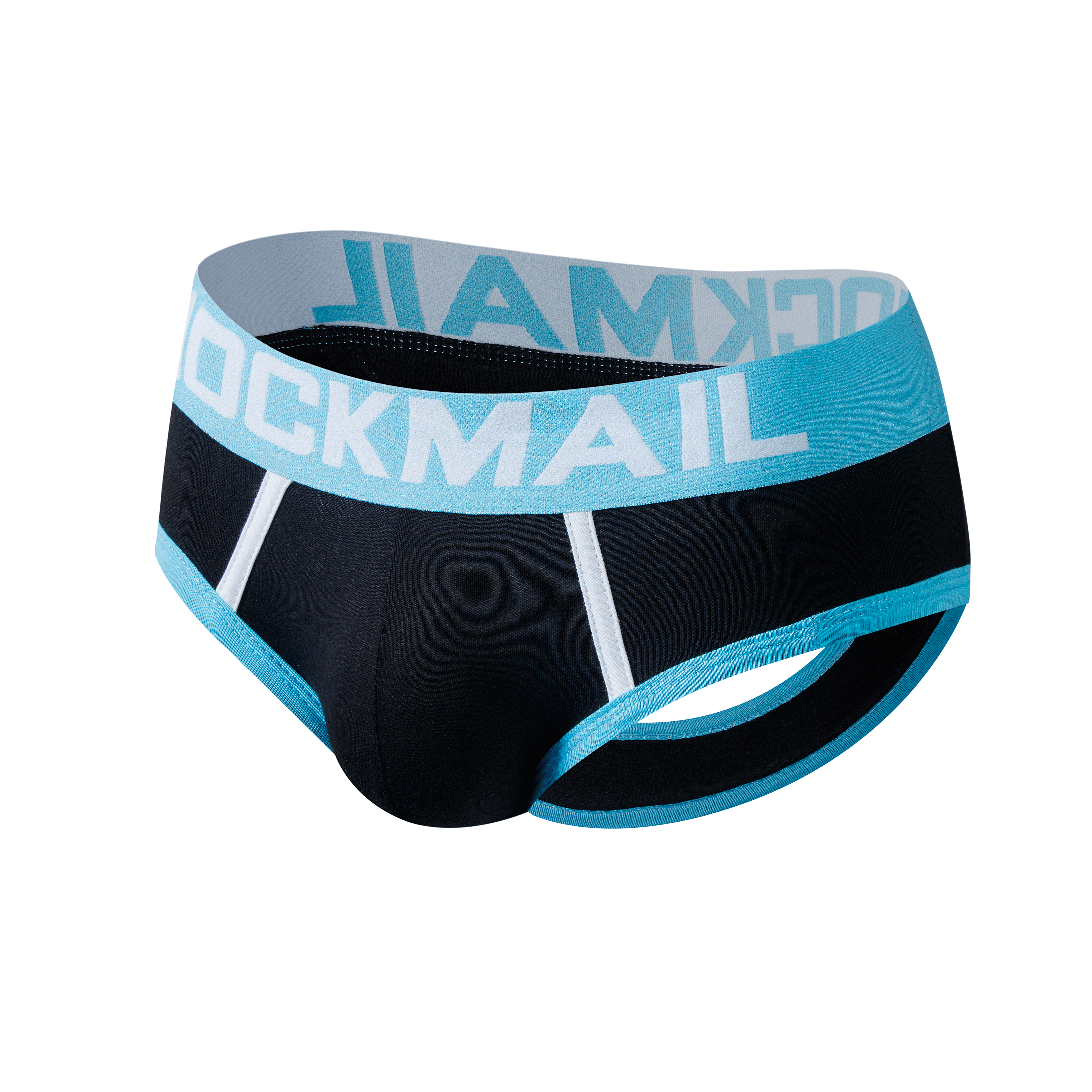 JOCKMAIL JM312 - Backless Two-Tone Brief | dmunderwear detail image 2