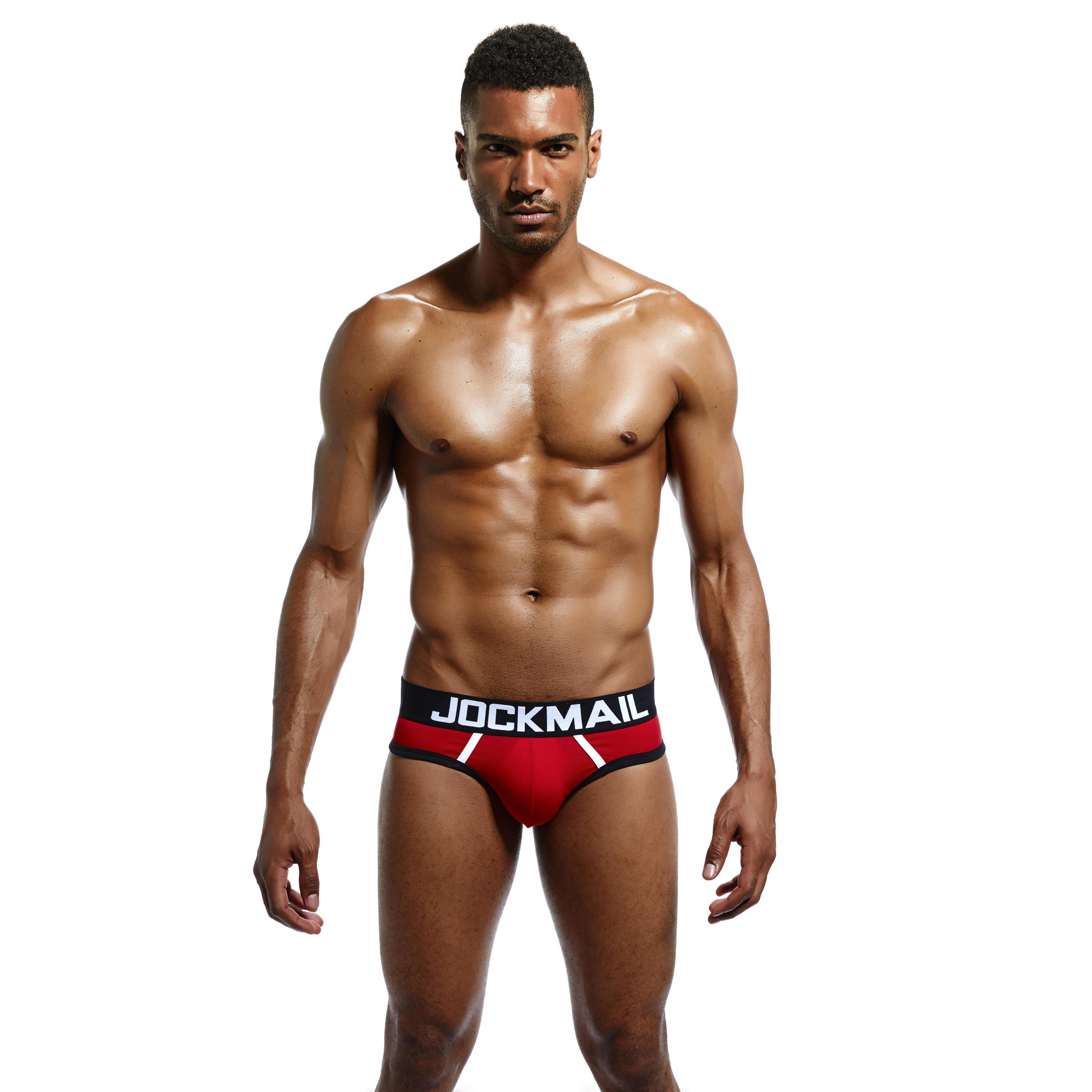 JOCKMAIL JM312 - Backless Two-Tone Brief | dmunderwear detail image 3