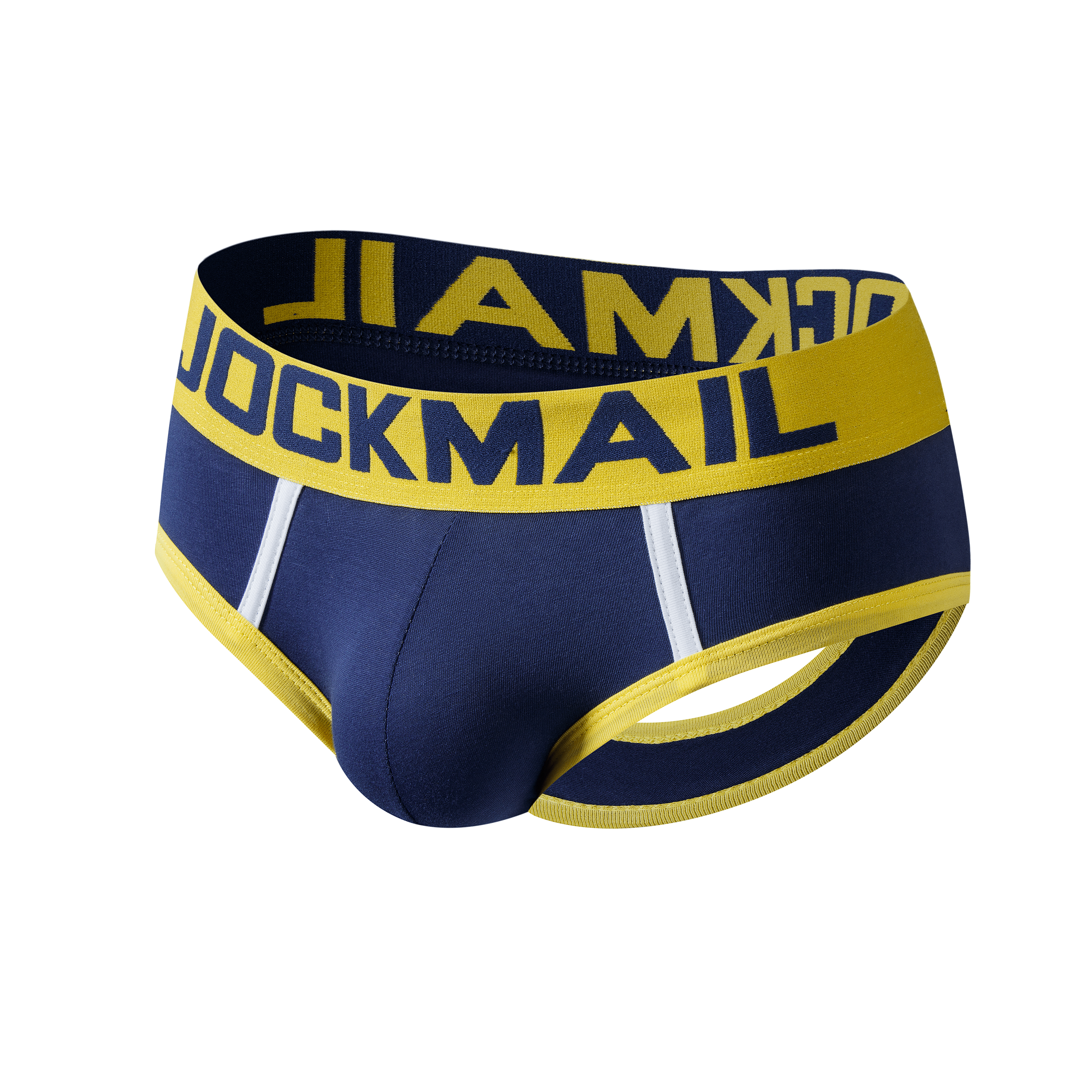 JOCKMAIL JM312 - Backless Two-Tone Brief | dmunderwear detail image 4