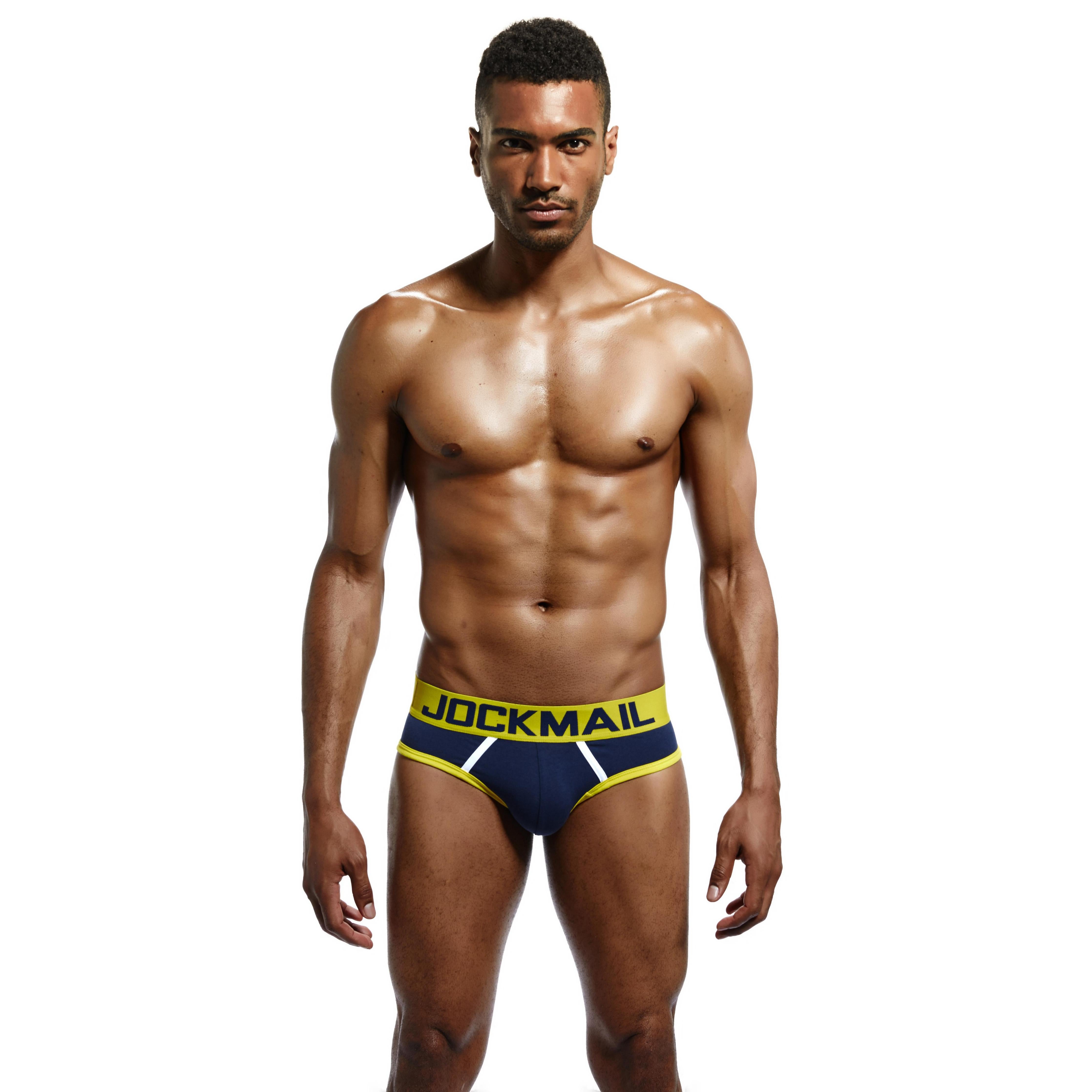 JOCKMAIL JM312 - Backless Two-Tone Brief | dmunderwear detail image 5