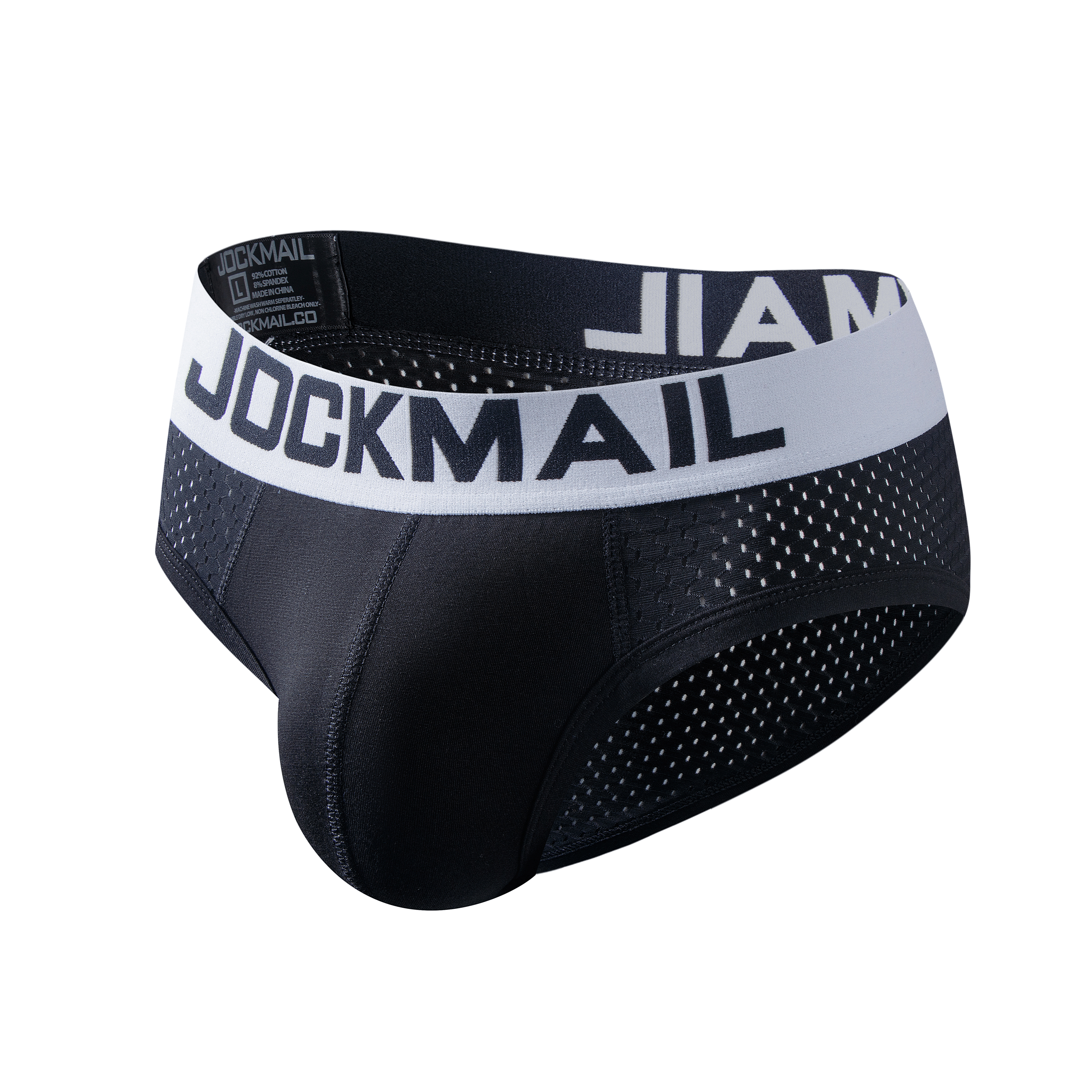 JOCKMAIL JM319 - Half Mesh Brief | dmunderwear