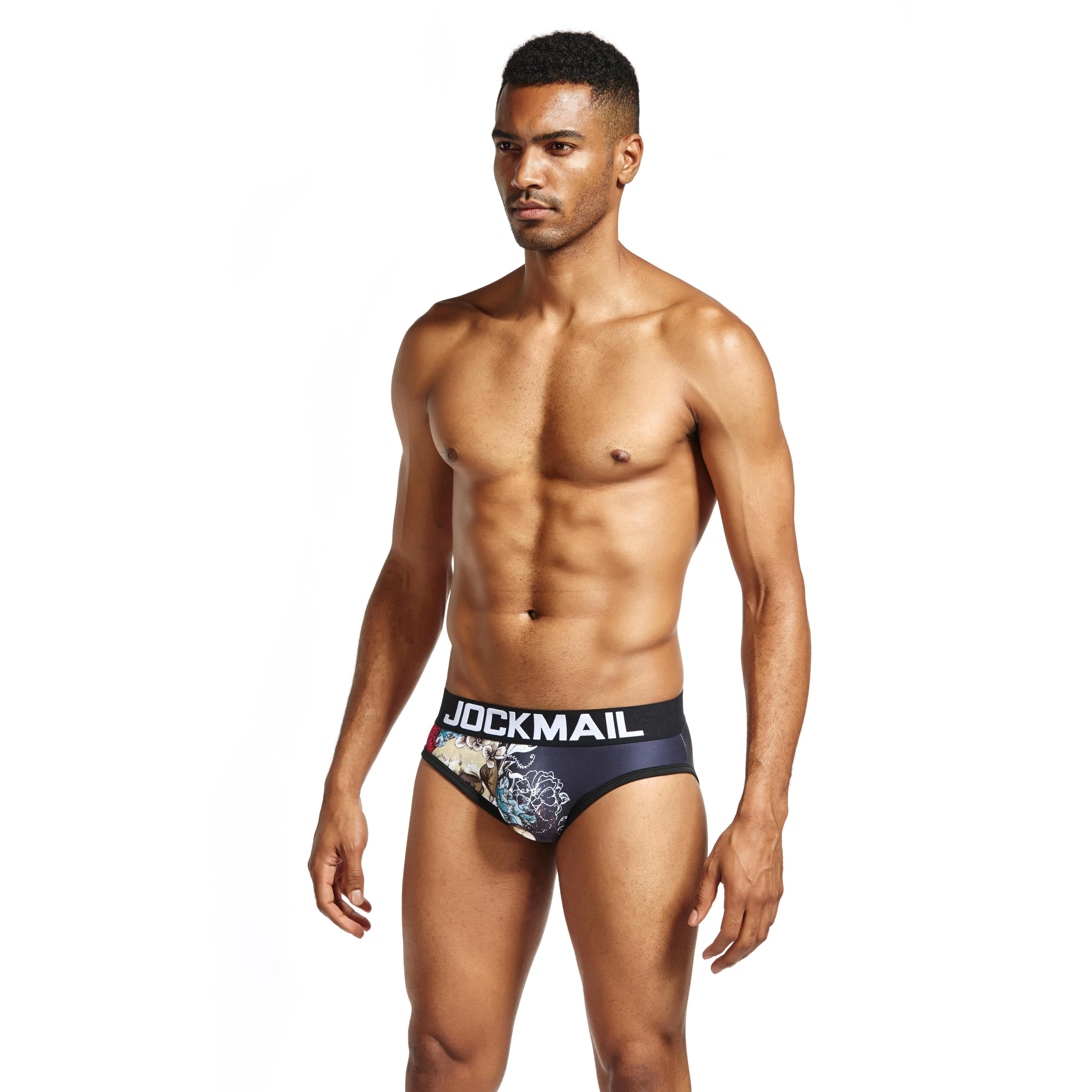 JOCKMAIL JM324 - FLOWER BRIEF | dmunderwear detail image 2