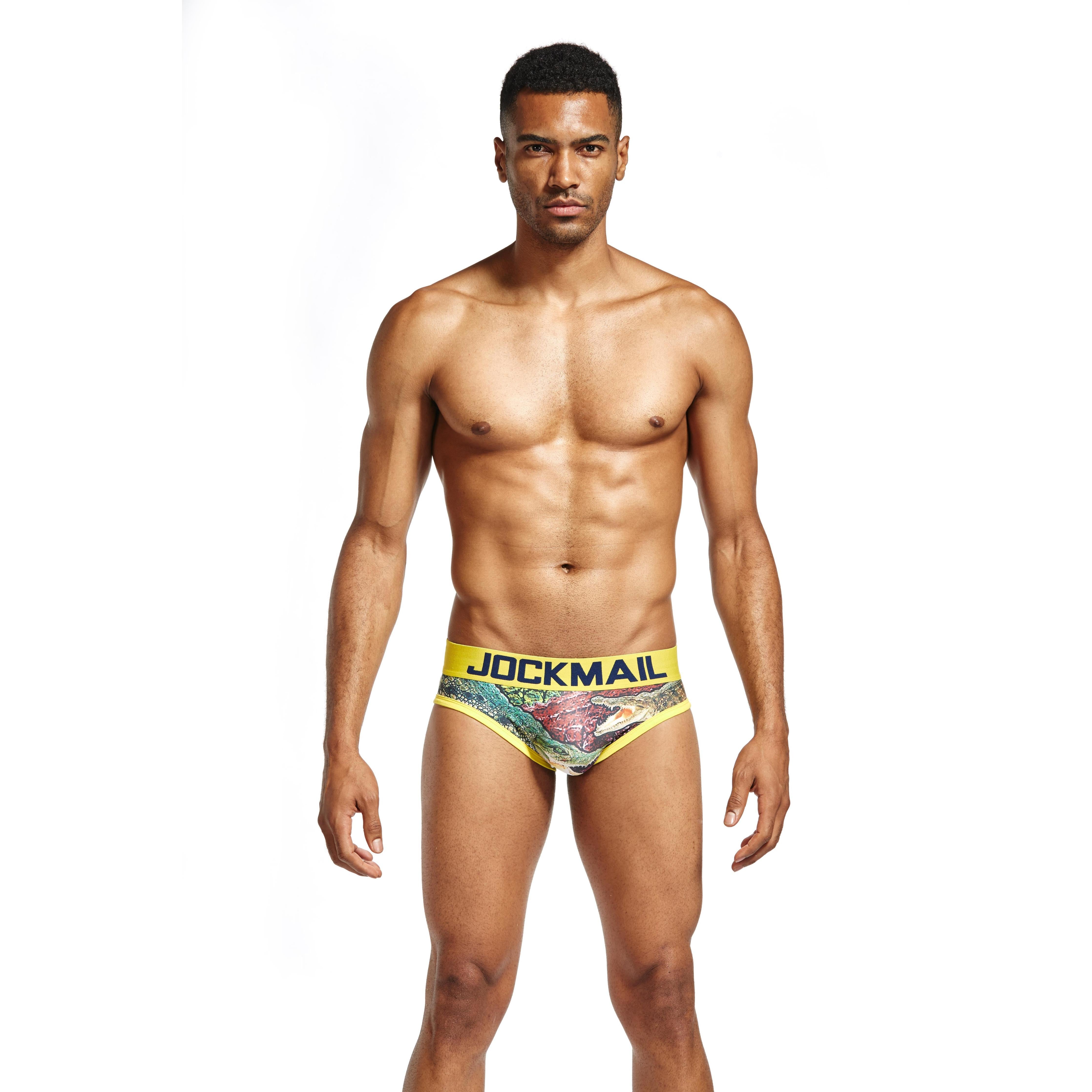 JOCKMAIL JM325 Brief - Yellow | dmunderwear detail image 2