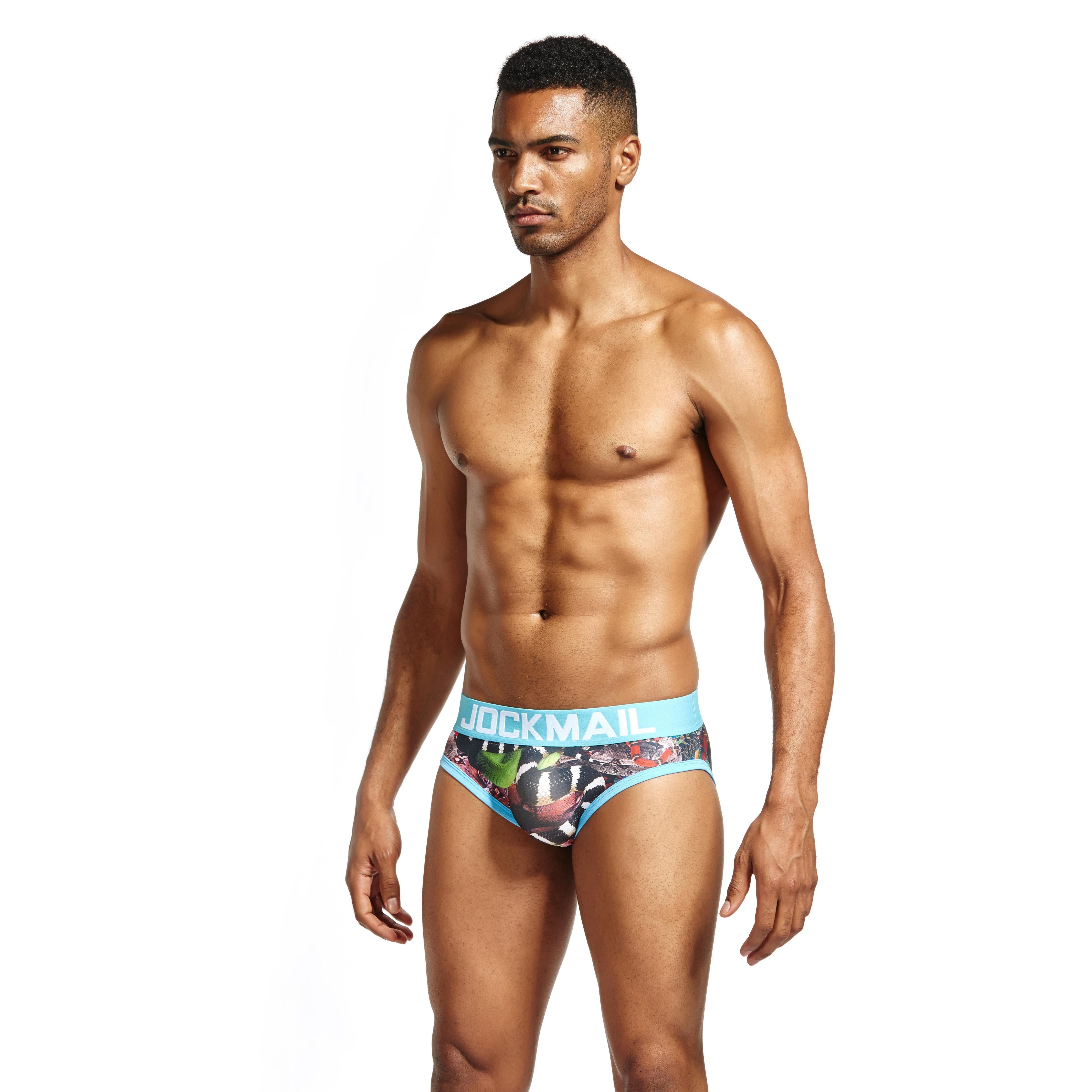 JOCKMAIL JM326 Brief - Aqua | dmunderwear detail image 2