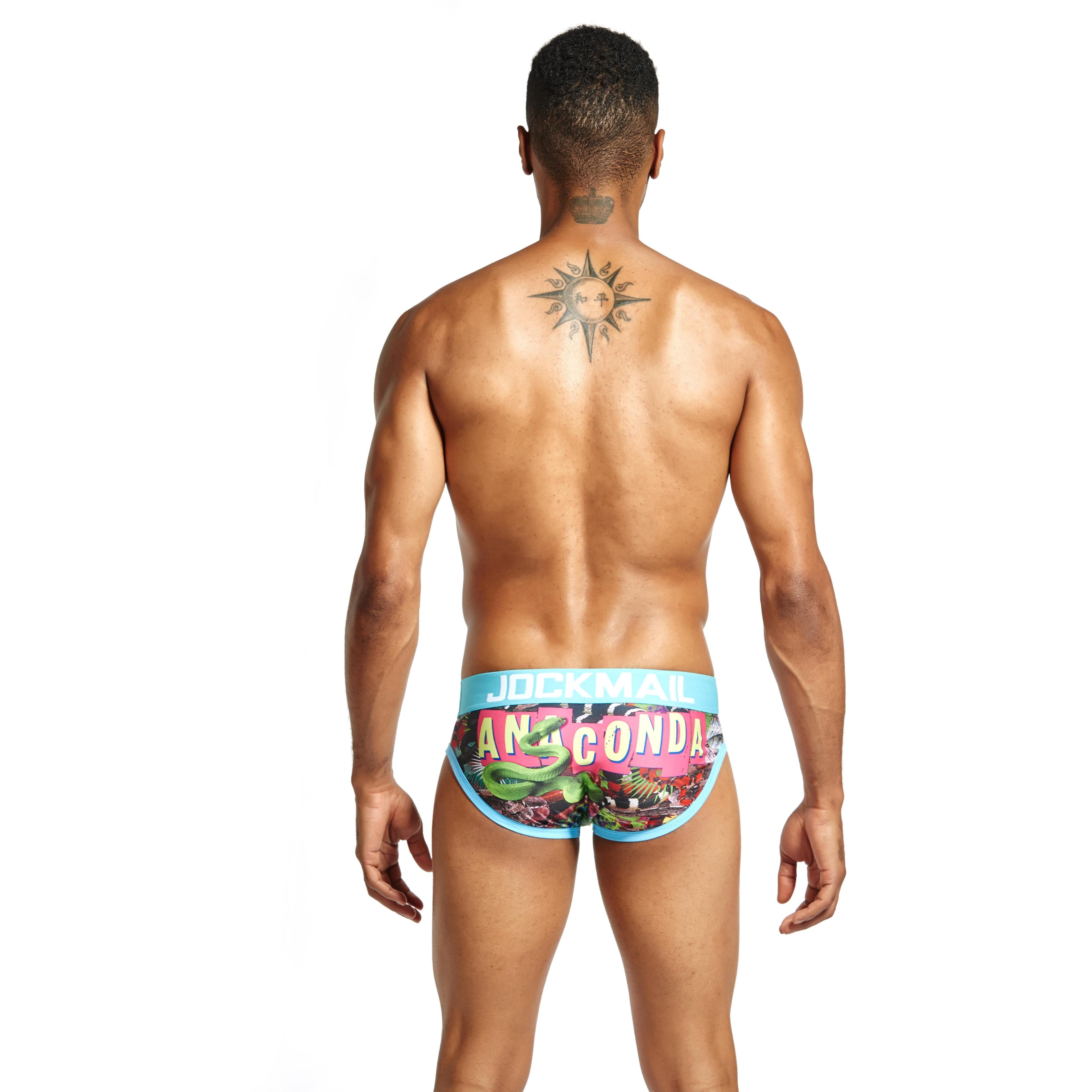 JOCKMAIL JM326 Brief - Aqua | dmunderwear detail image 4