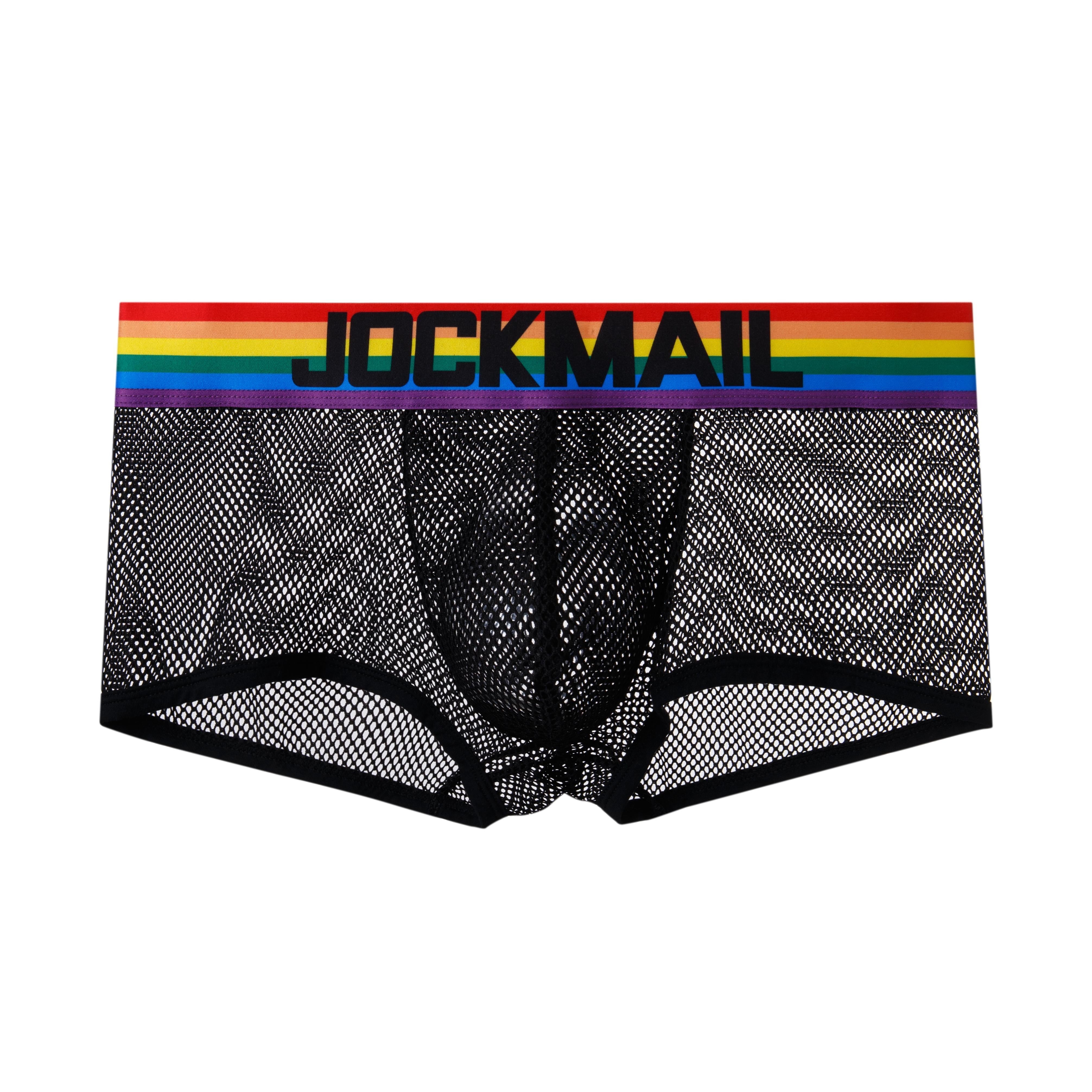 JOCKMAIL JM462 - Mesh Pride Boxer | dmunderwear