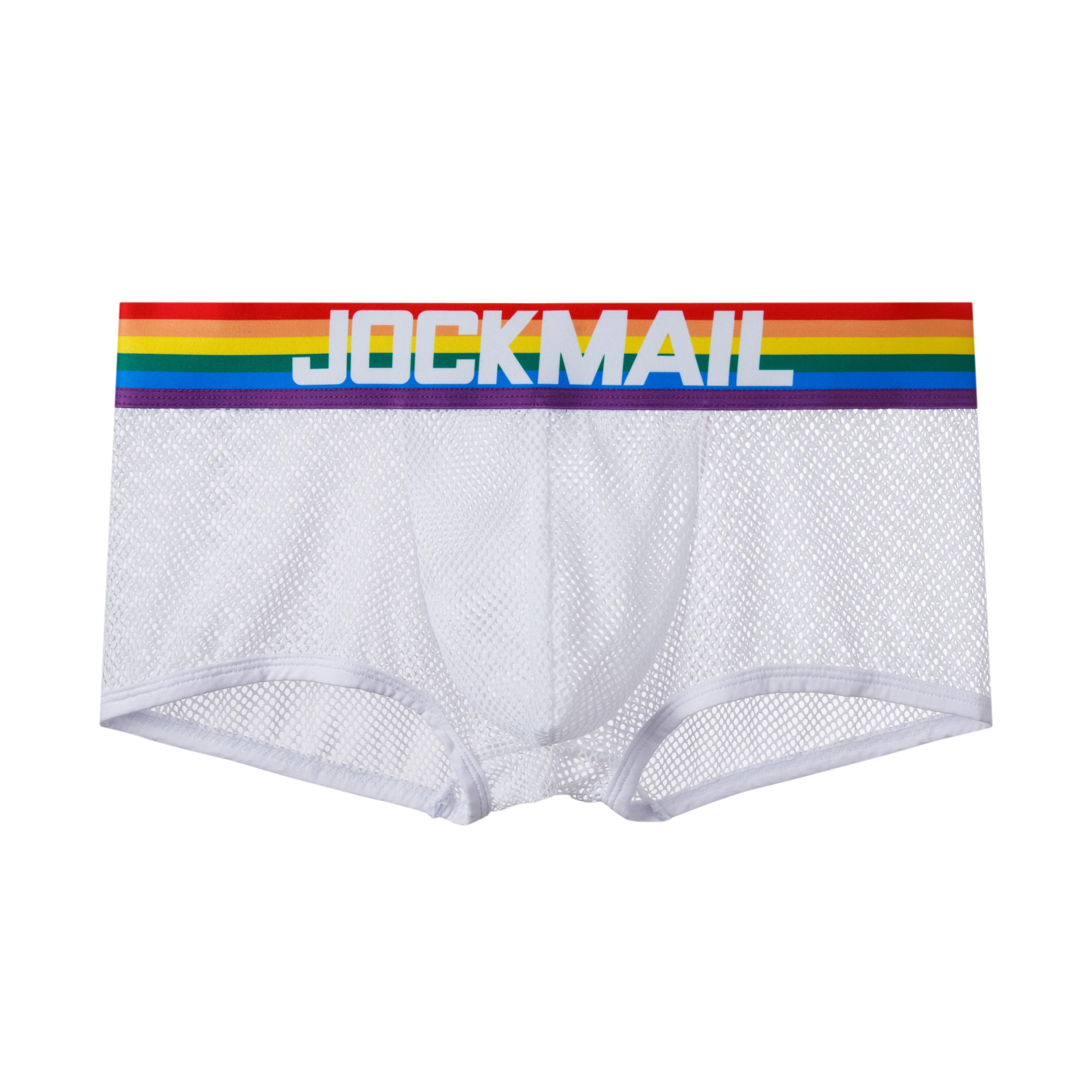 JOCKMAIL JM462 - Mesh Pride Boxer | dmunderwear detail image 3