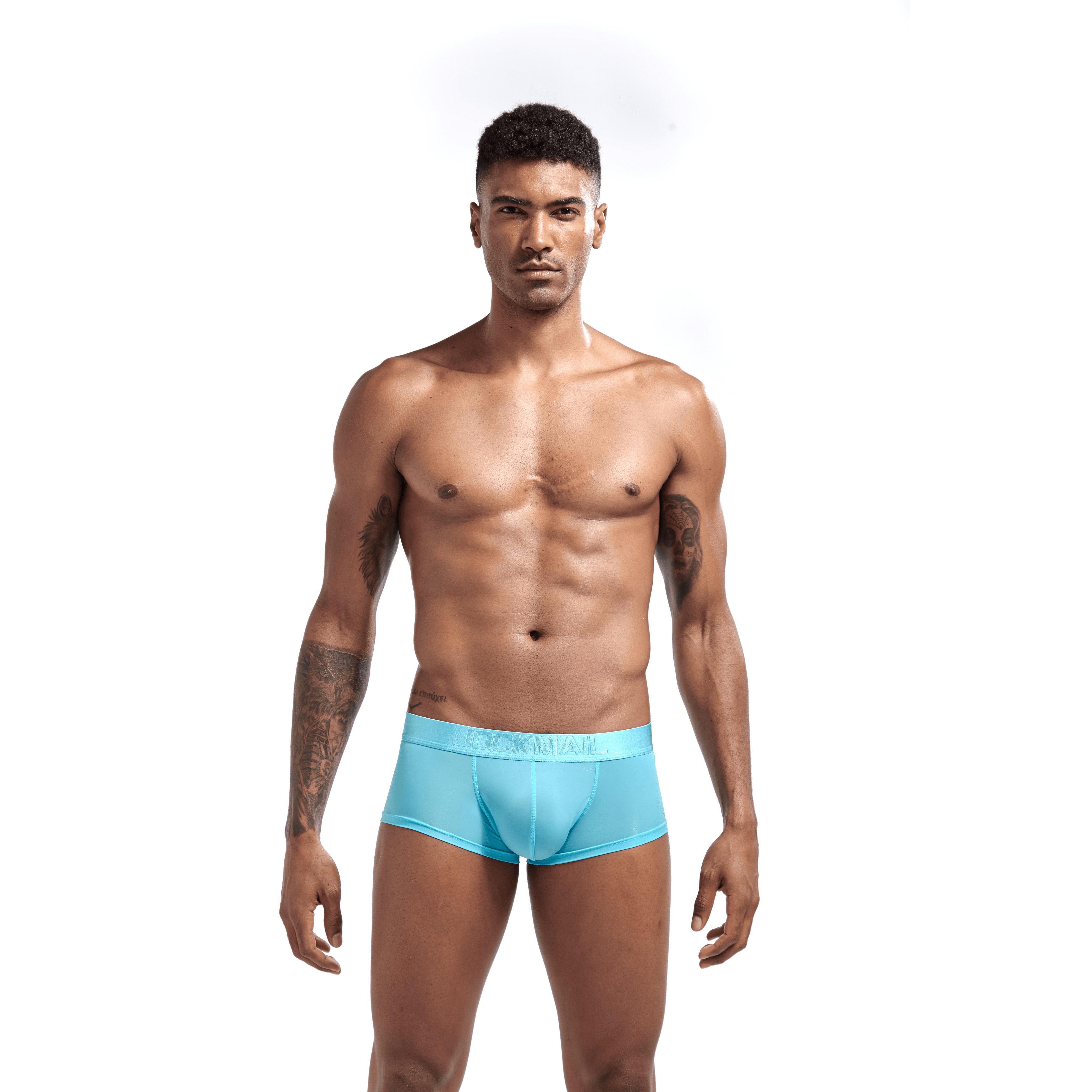 JOCKMAIL JM492 - Ice Silk Boxer | dmunderwear detail image 2