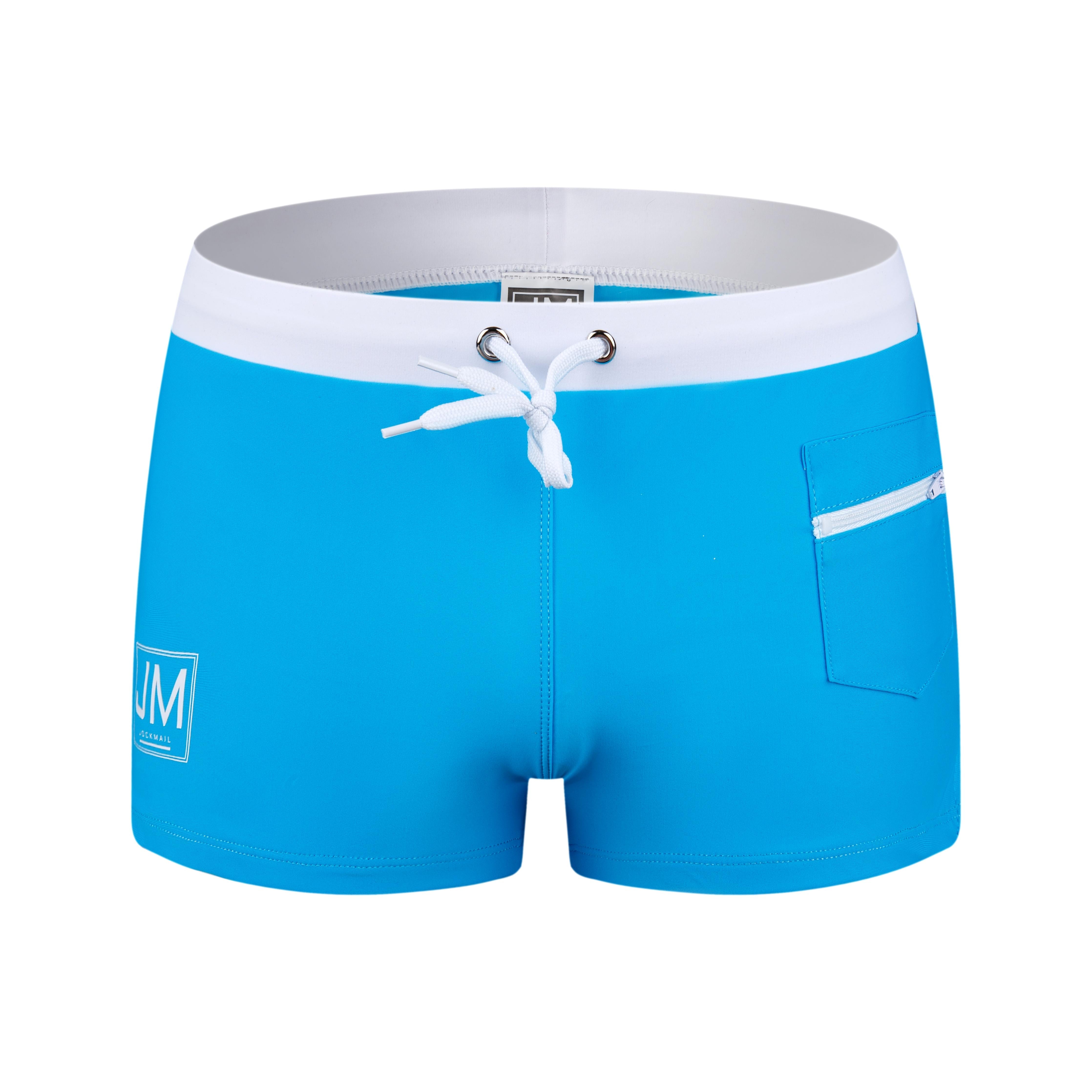 JOCKMAIL JM702 - Two-Tone Enhancing Swim trunk | dmunderwear detail image 10