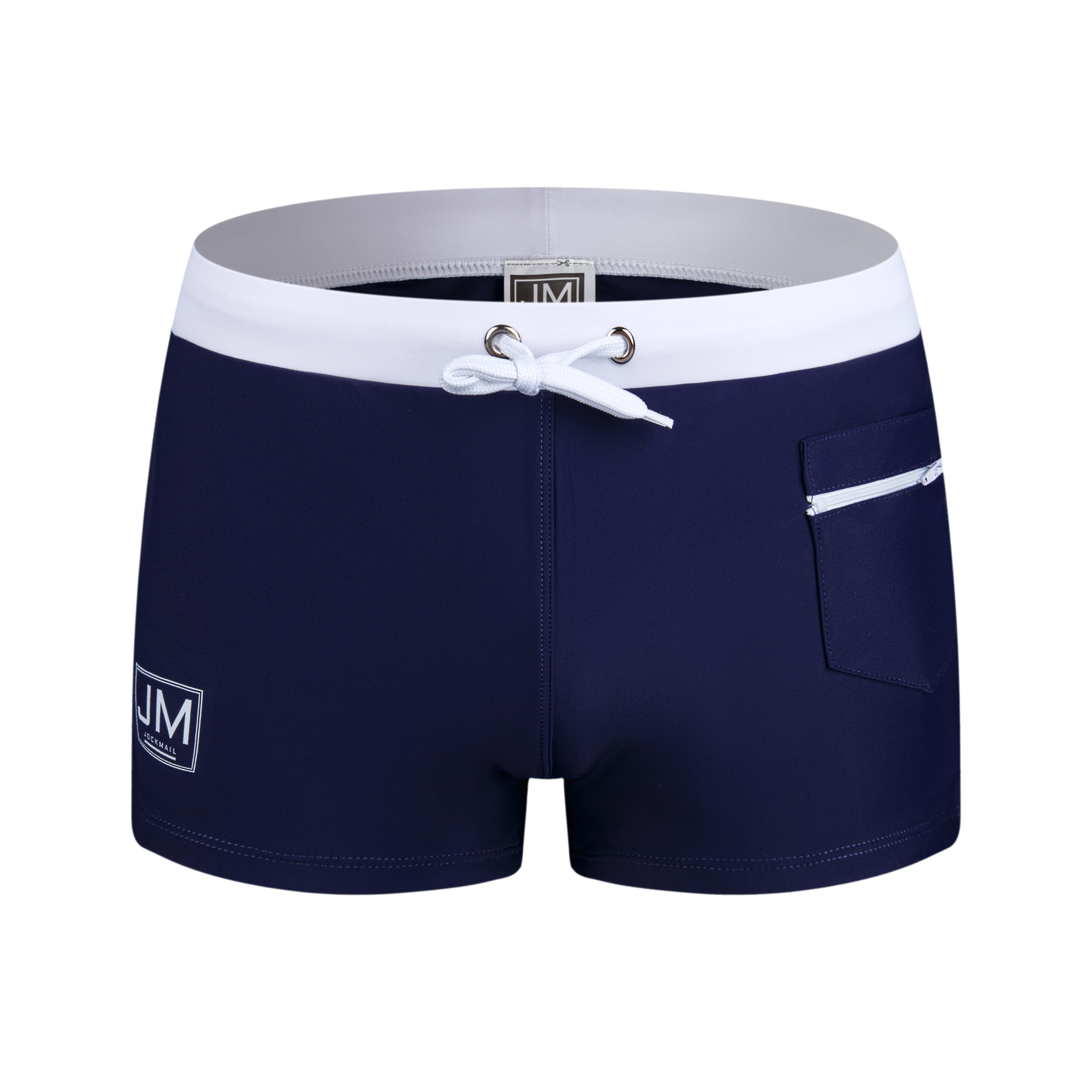 JOCKMAIL JM702 - Two-Tone Enhancing Swim trunk | dmunderwear detail image 6