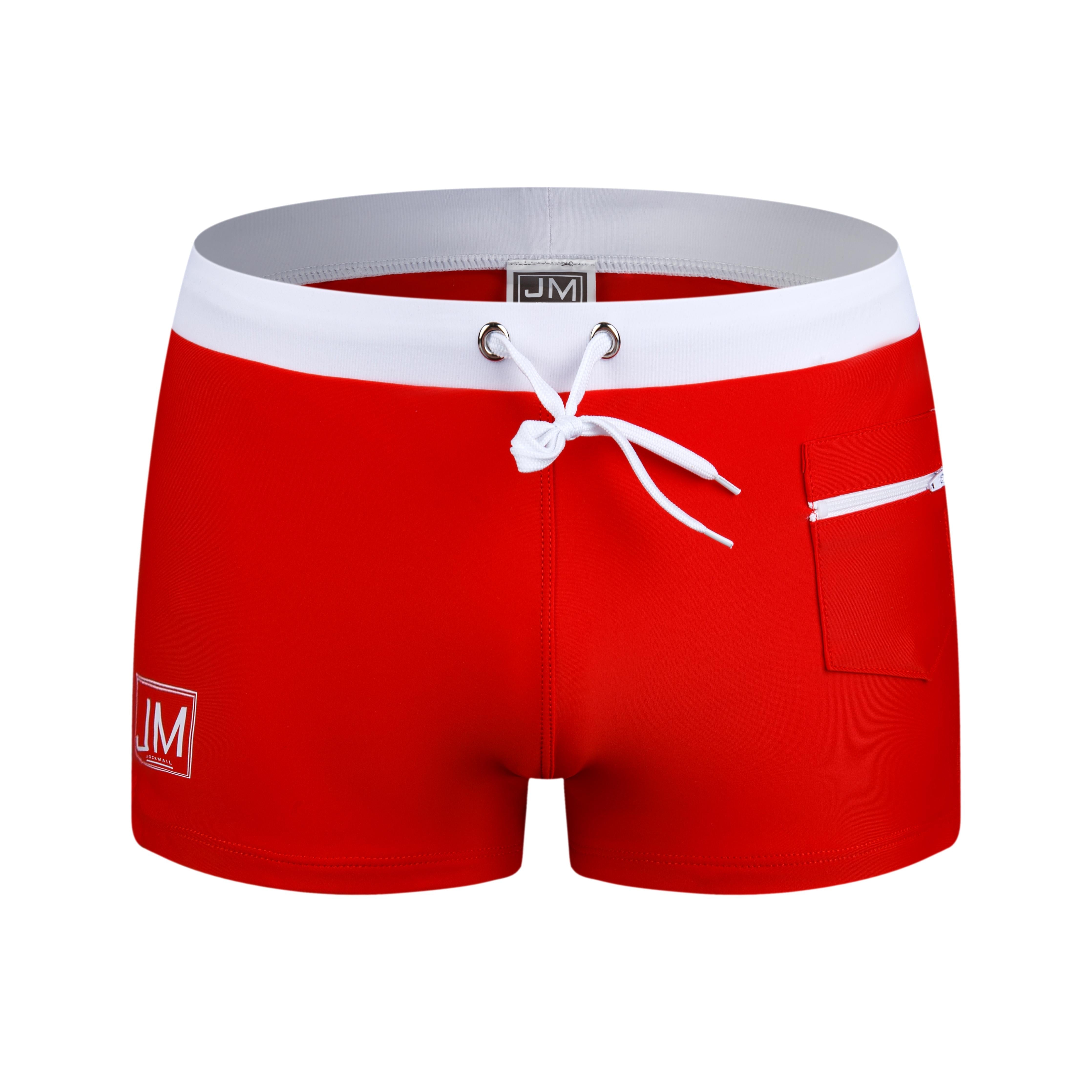 JOCKMAIL JM702 - Two-Tone Enhancing Swim trunk | dmunderwear detail image 8