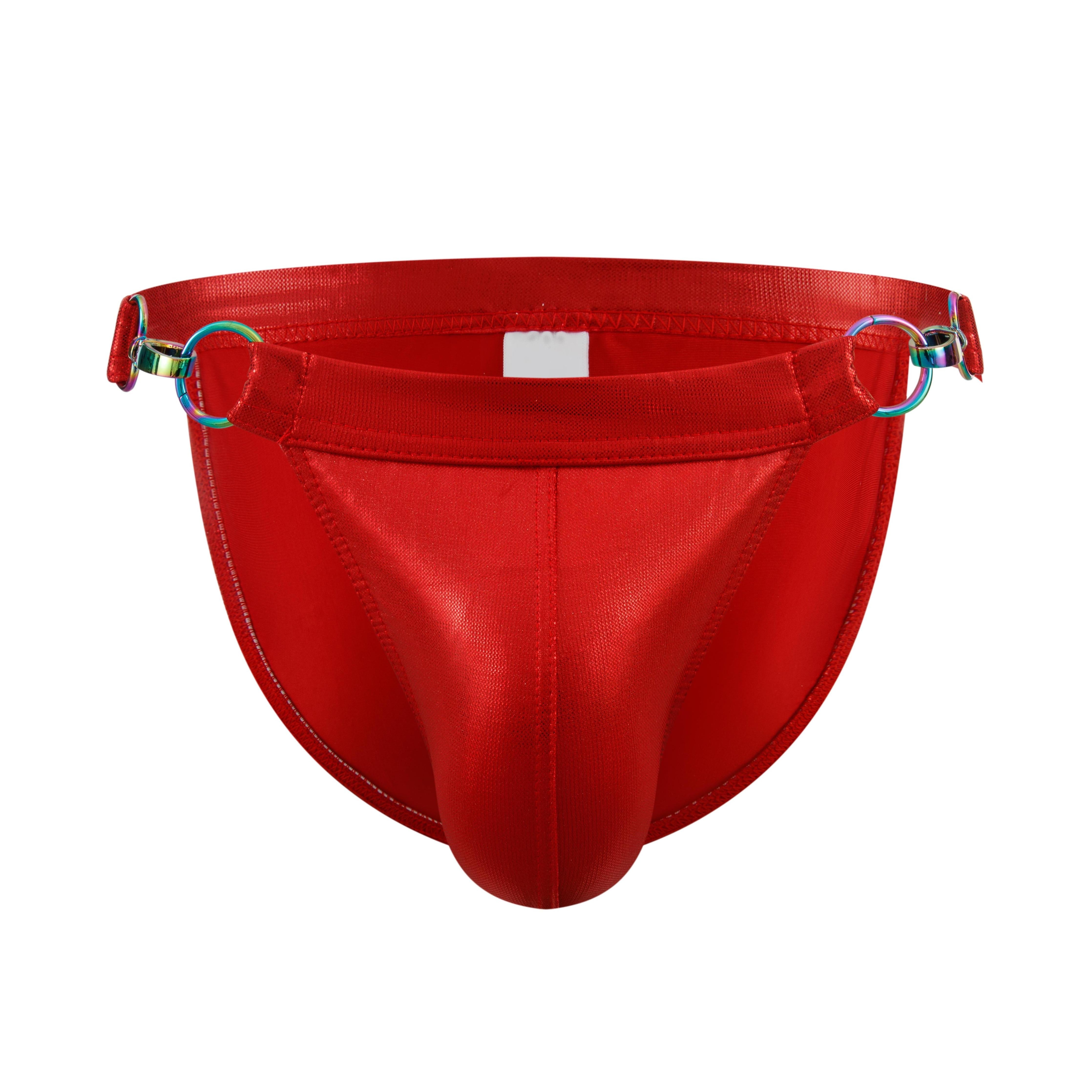 JOCKMAIL JM797 - Iridescent Hook Swim Brief | dmunderwear detail image 2