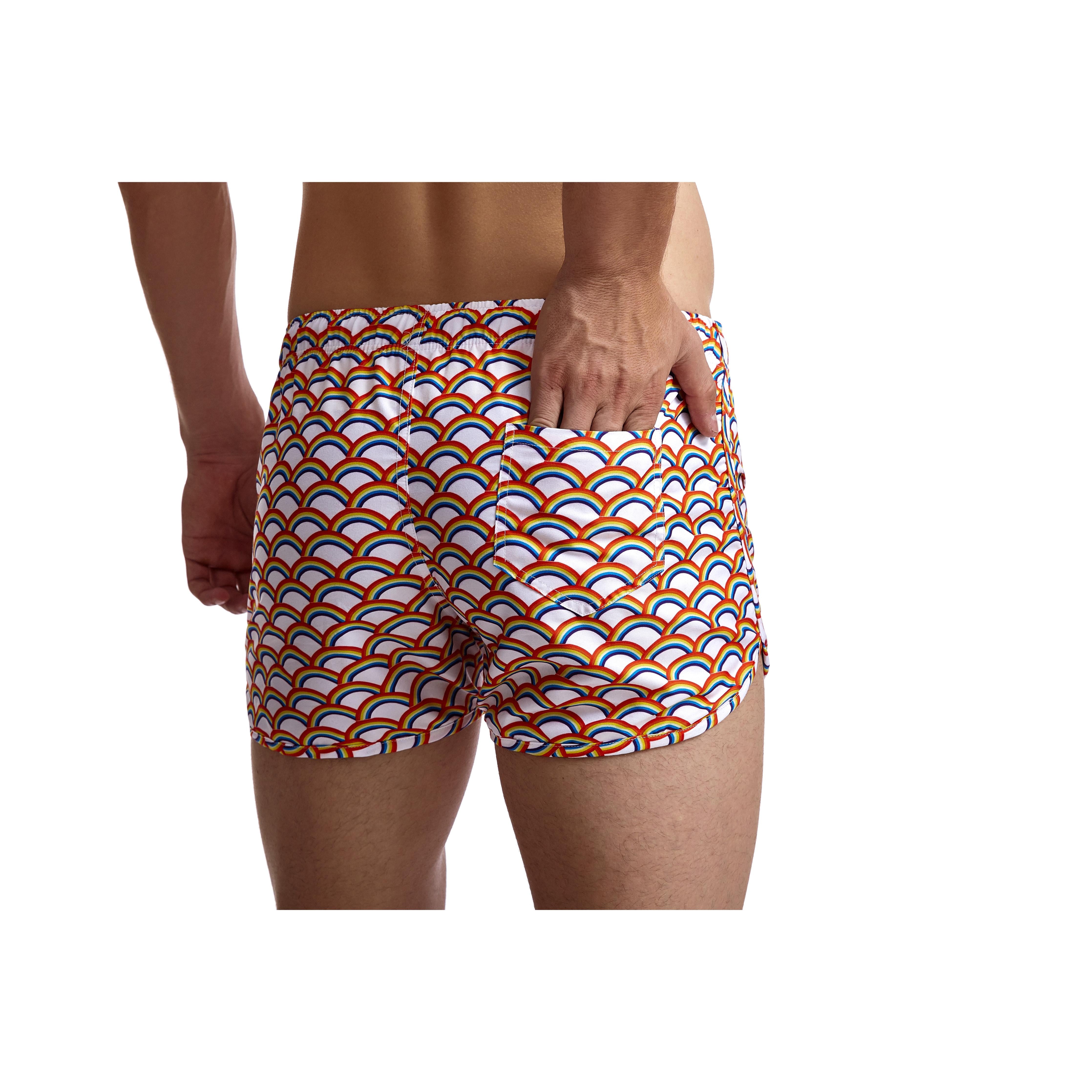 JOCKMAIL JM813 - Rainbow Shorts | dmunderwear detail image 6