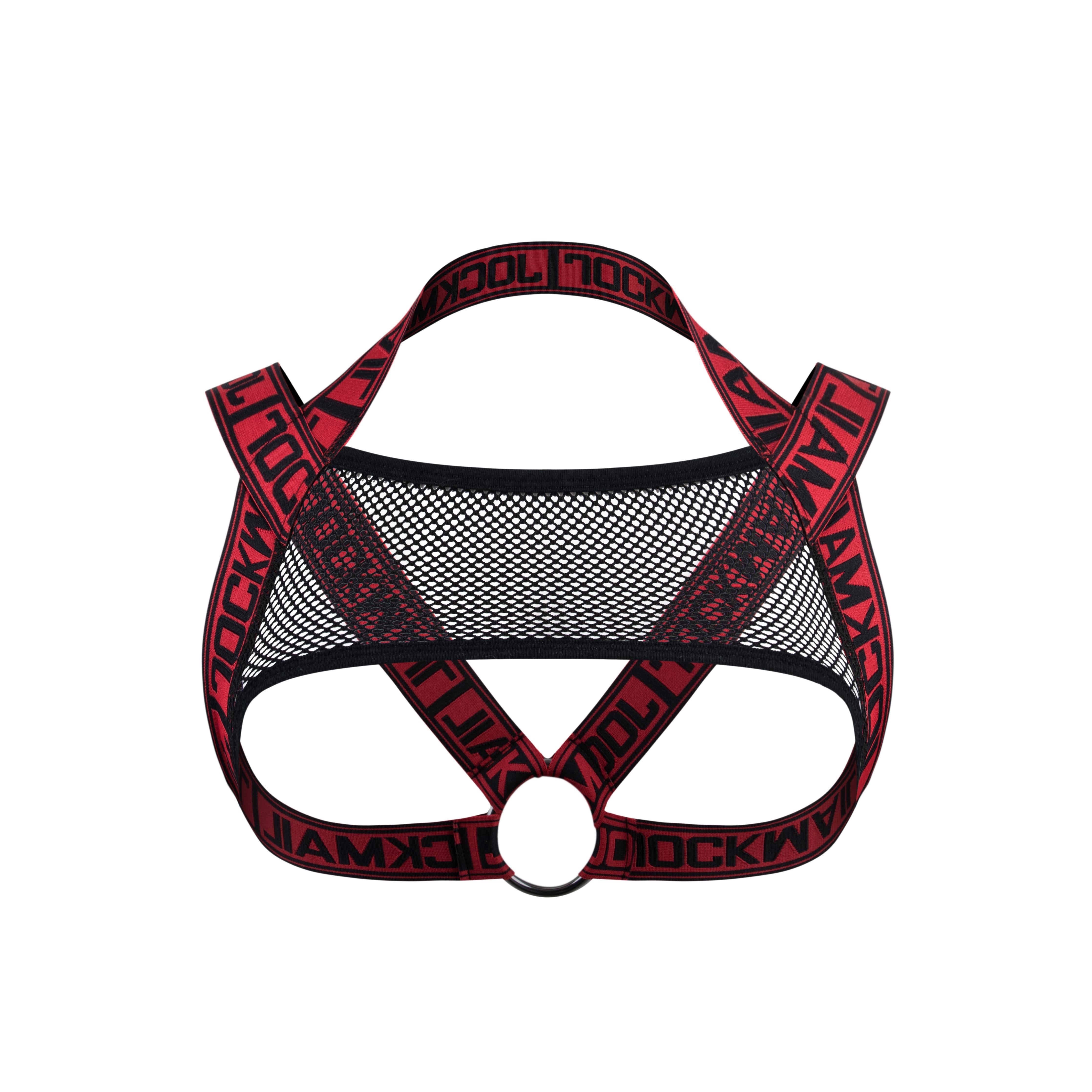 JOCKMAIL JM905 - Elastic Mesh Harness | dmunderwear detail image 2