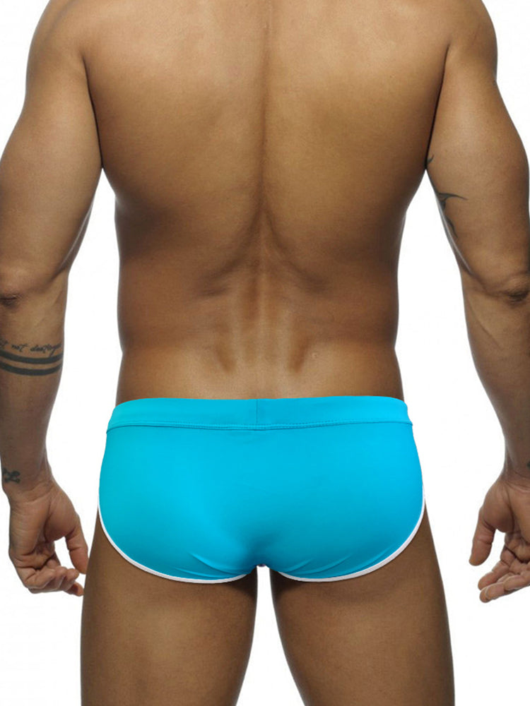 Men's Large Pouch Sexy Beach Swim Brief | dmunderwear detail image 13