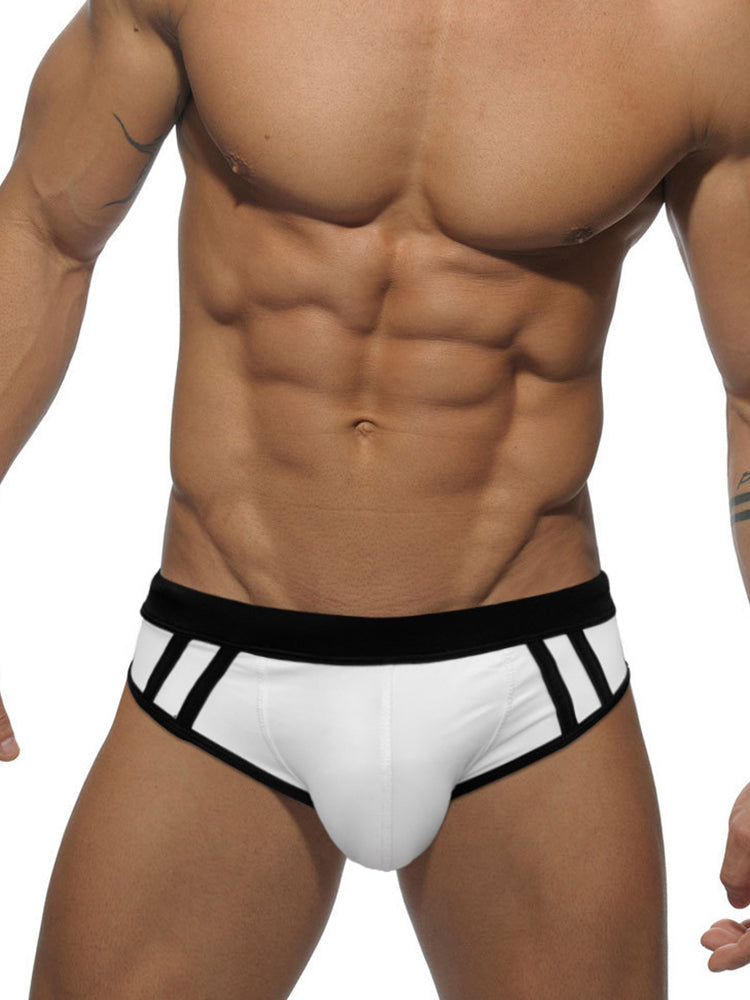 Men's Large Pouch Sexy Beach Swim Brief | dmunderwear detail image 5