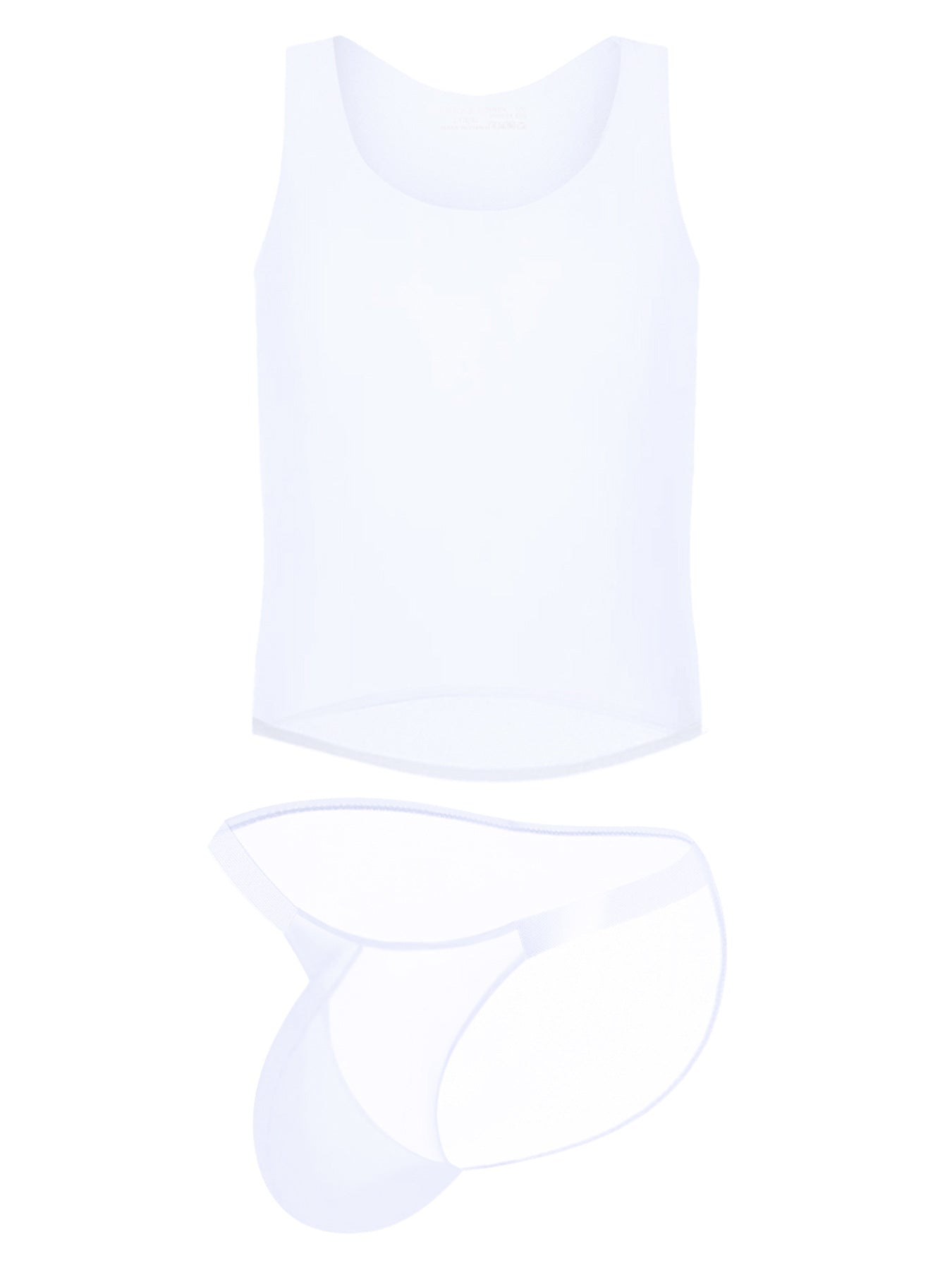 Men's Lightweight & Airy Quick-Dry Seamless Smooth Activewear Tops & Underwear | dmunderwear detail image 12