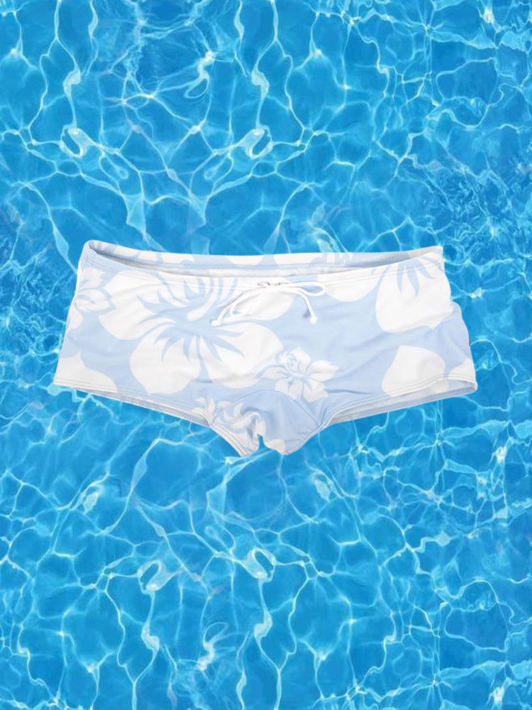 Men's Lightweight Low-Rise Bold Prints Swim Briefs & Trunks | dmunderwear