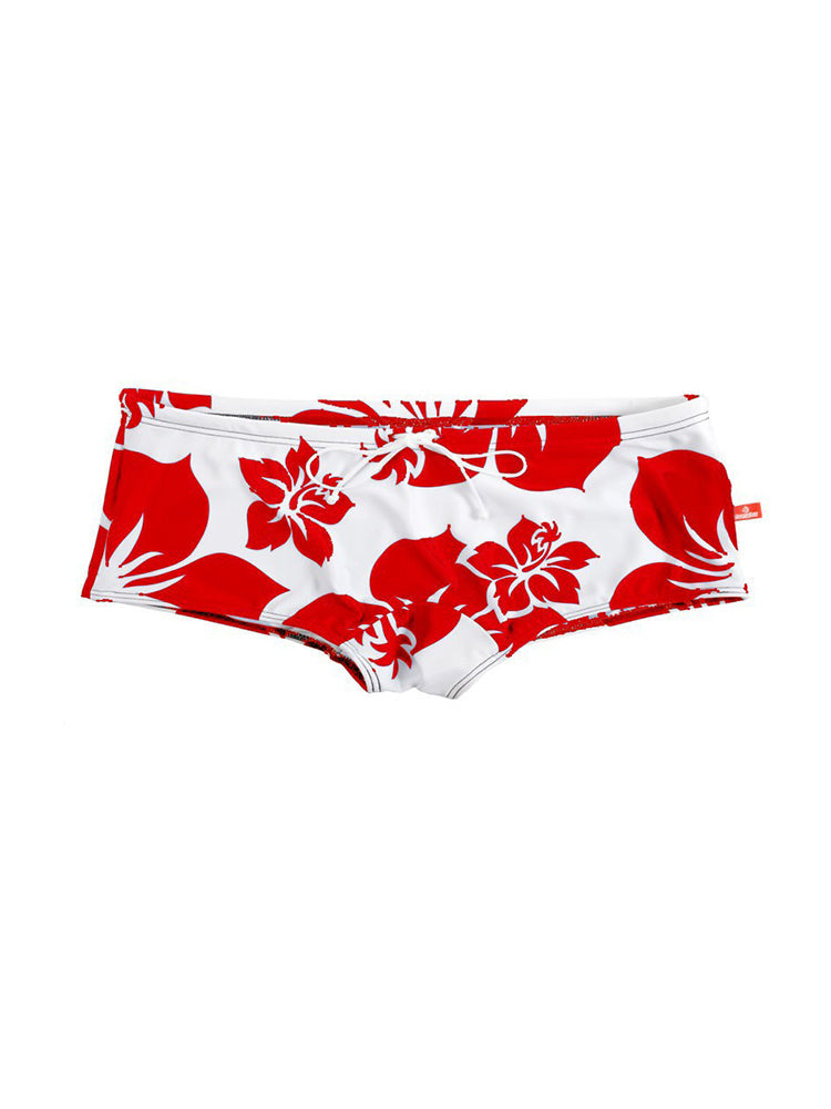 Men's Lightweight Low-Rise Bold Prints Swim Briefs & Trunks | dmunderwear detail image 2