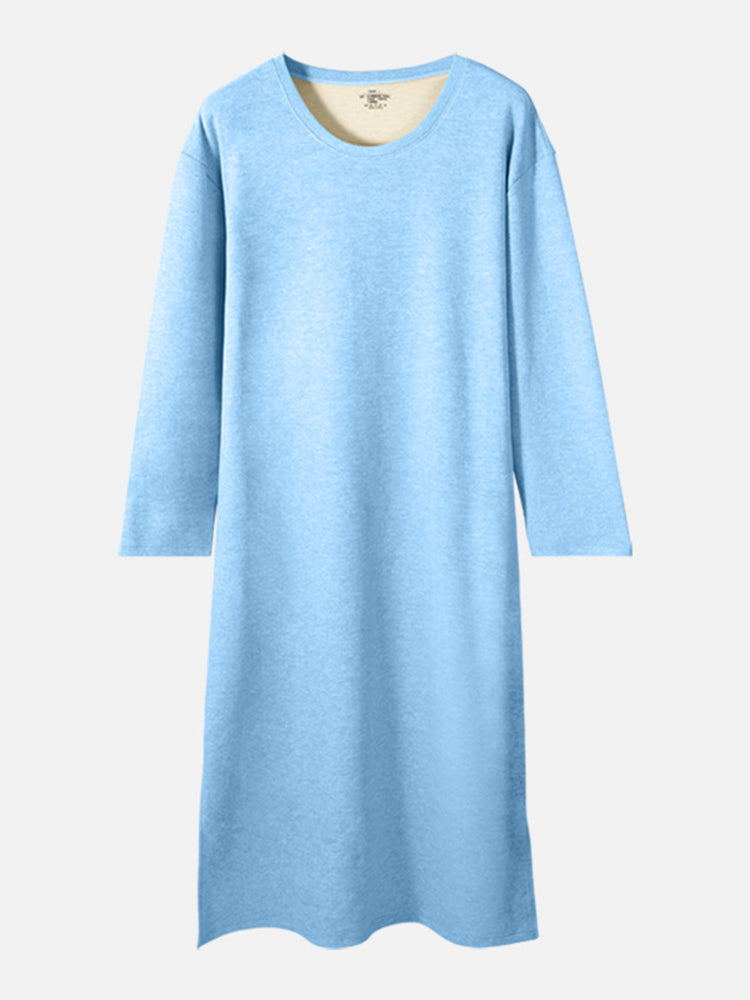 Men's Long-Sleeved Romper Ultra-Soft Seamless Comfort Sleepwear | dmunderwear detail image 14