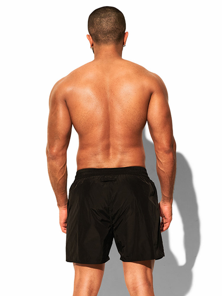 Men's Loose Fit High-Stretch Sports Board Shorts | dmunderwear detail image 13