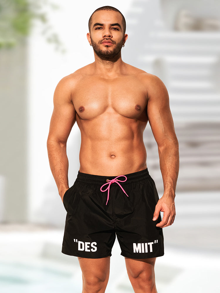 Men's Loose Fit High-Stretch Sports Board Shorts | dmunderwear detail image 19