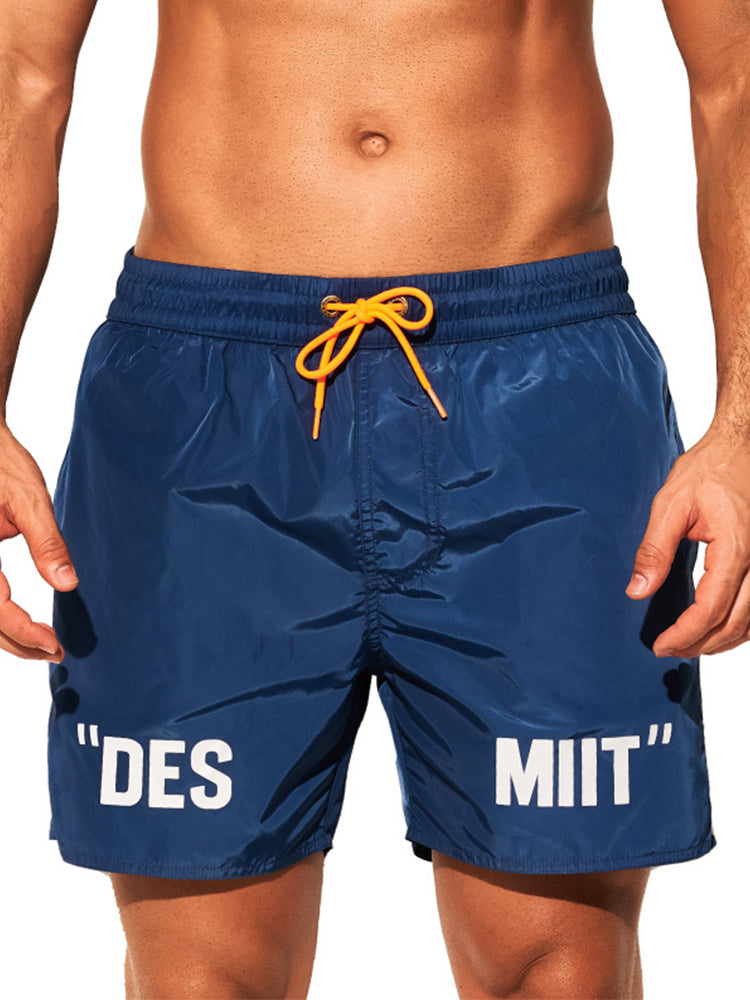 Men's Loose Fit High-Stretch Sports Board Shorts | dmunderwear detail image 2