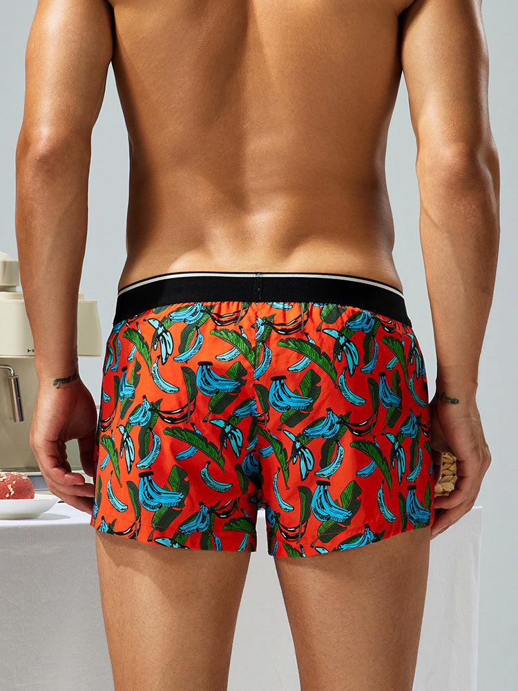Men's Loose-Fit Printed Cotton Boxers | dmunderwear detail image 6