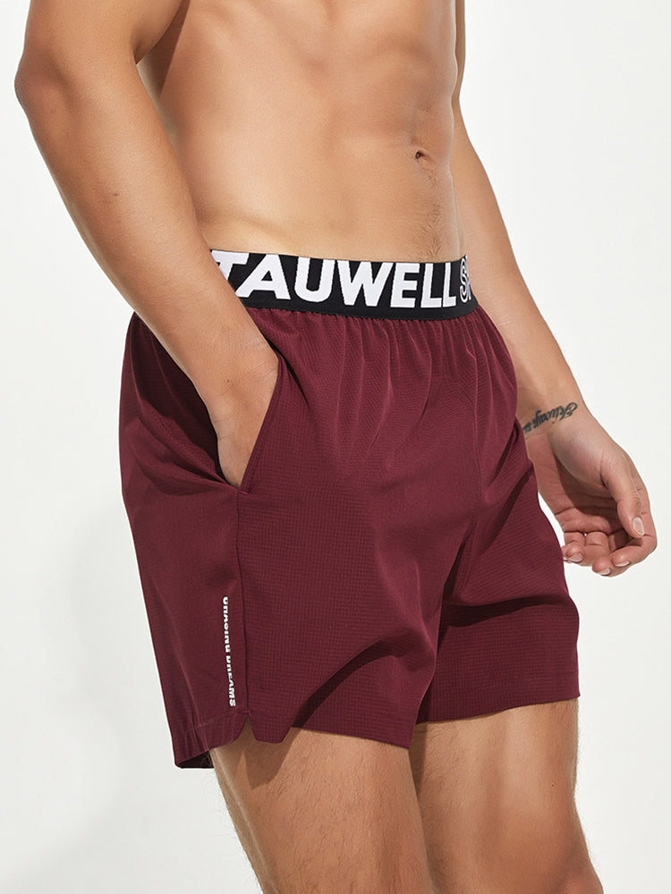 Men's Loose Fit Sporty Cut Quick-Dry Fabric Chafe-Free Design Activewear Shorts | dmunderwear detail image 13