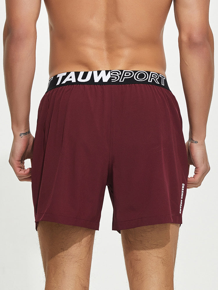 Men's Loose Fit Sporty Cut Quick-Dry Fabric Chafe-Free Design Activewear Shorts | dmunderwear detail image 17